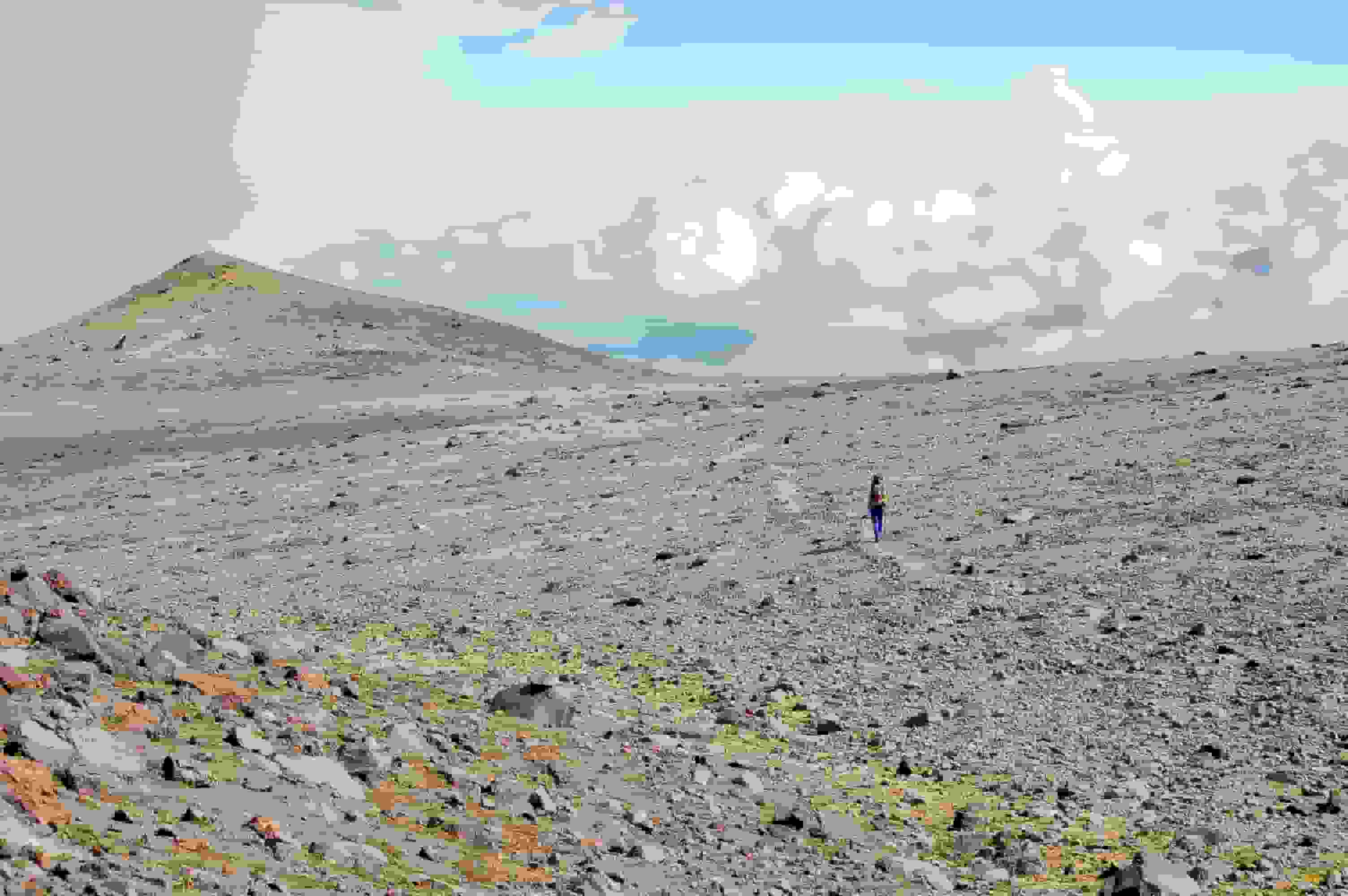 Immer wieder wechseln sich steilere und flache Passagen ab.