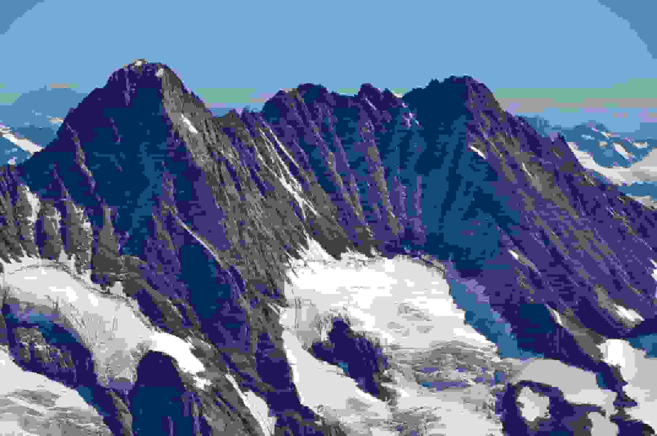 Schreckhorn und Lauteraarhorn