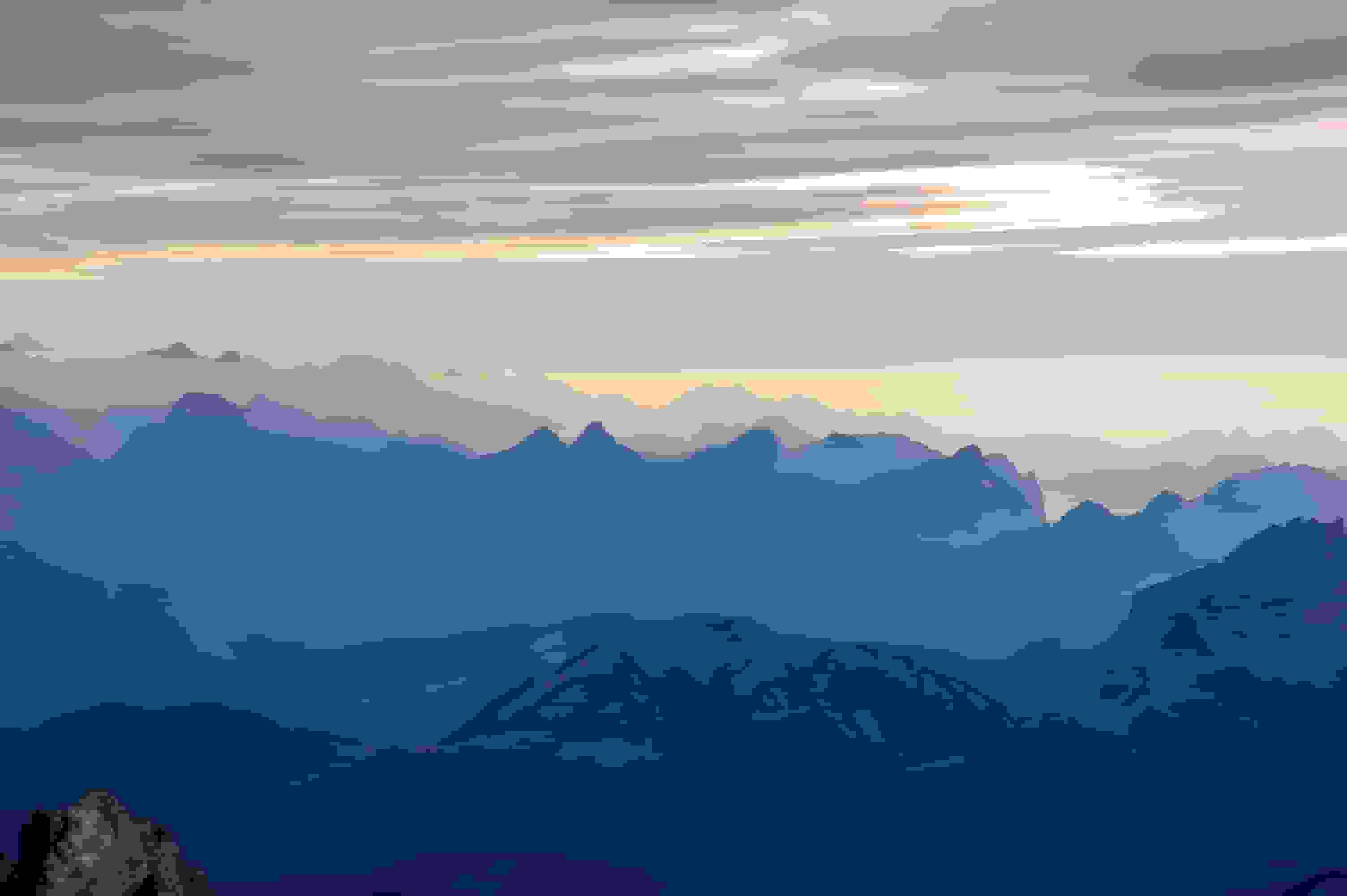 Aussicht vom Altmann in Richtung Innerschweiz