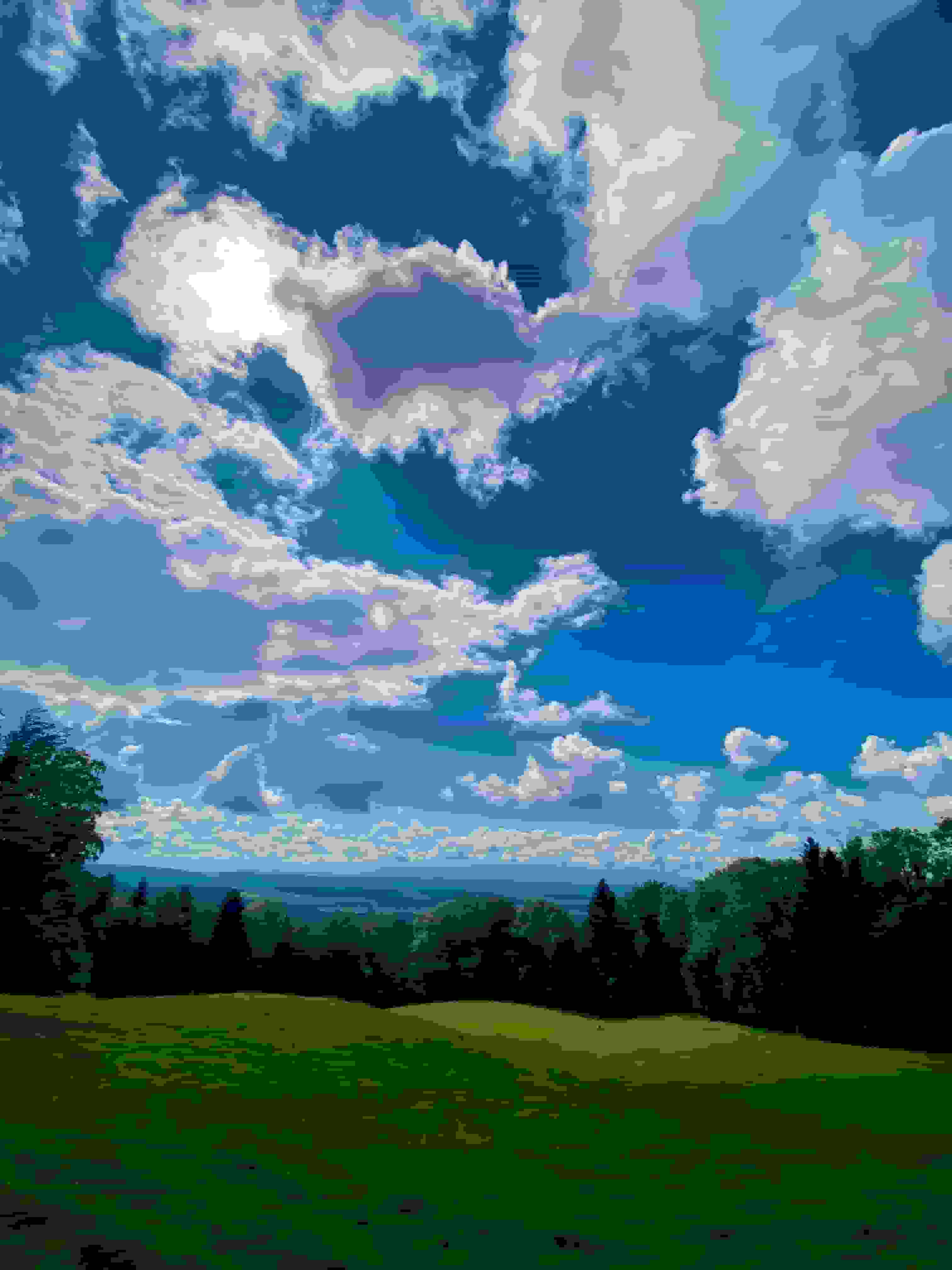 Schöne Wölkchen am Himmel