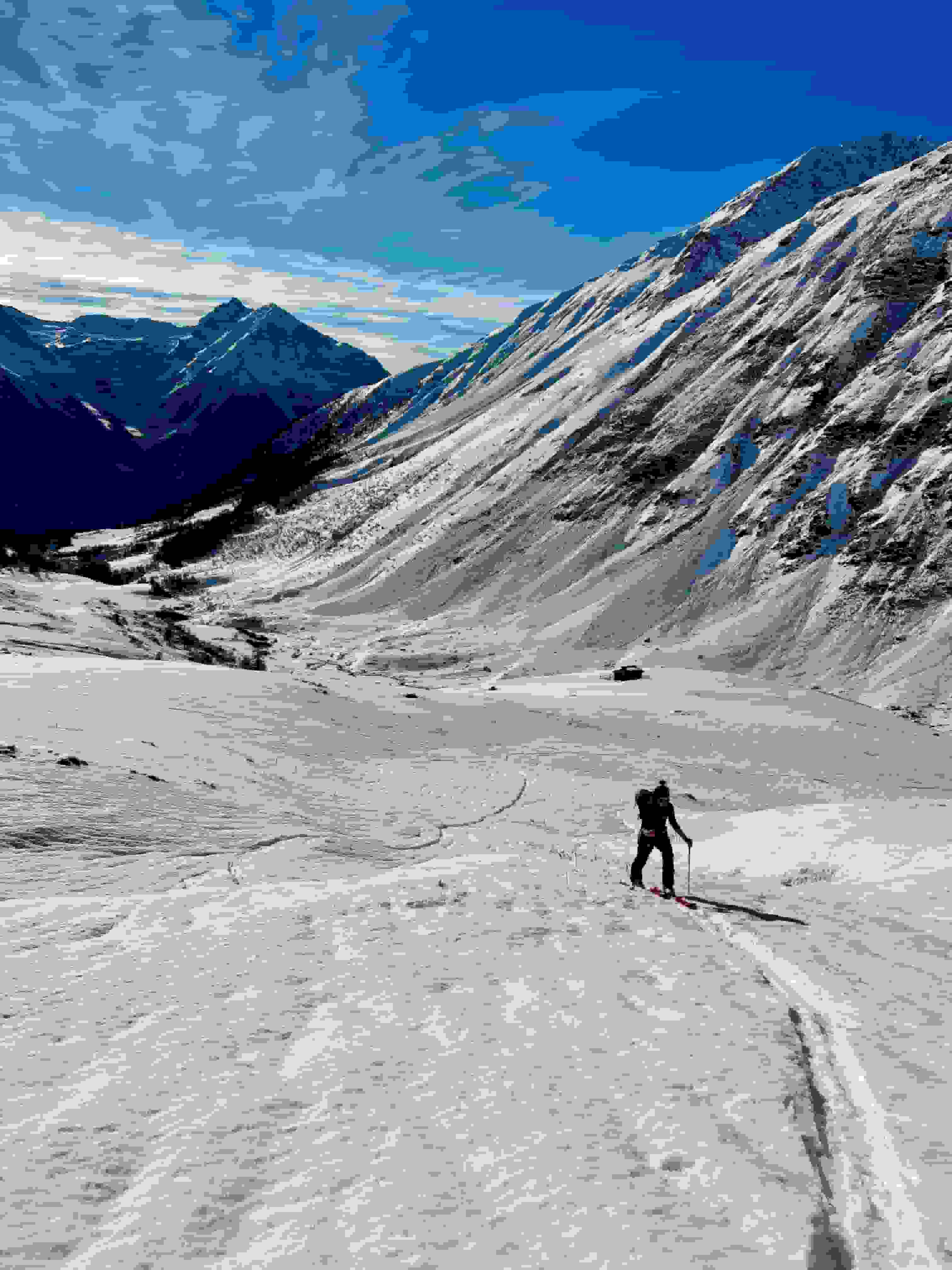 Aufstieg im Val Tuoi