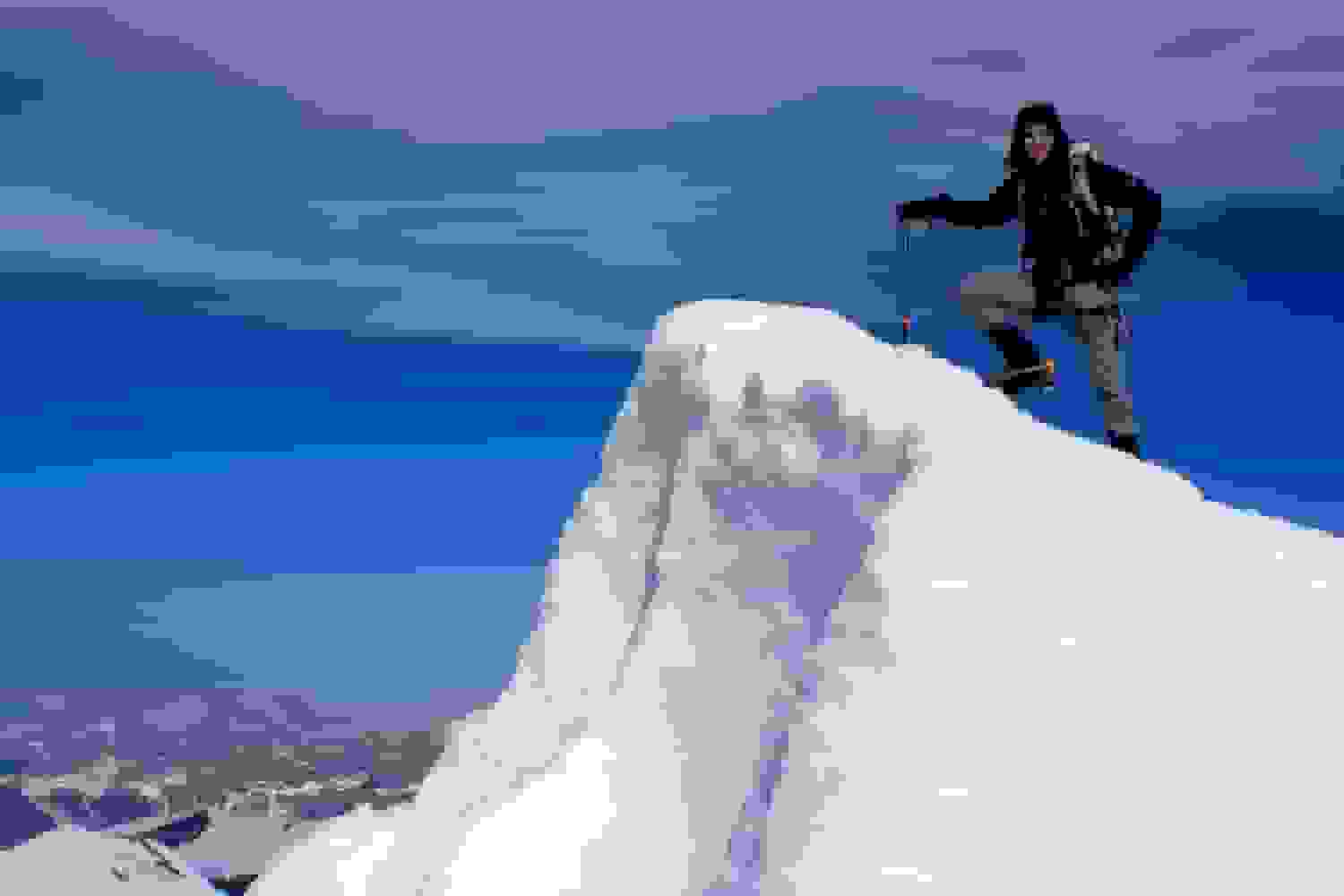 Auf dem Liskamm Ostgipfel