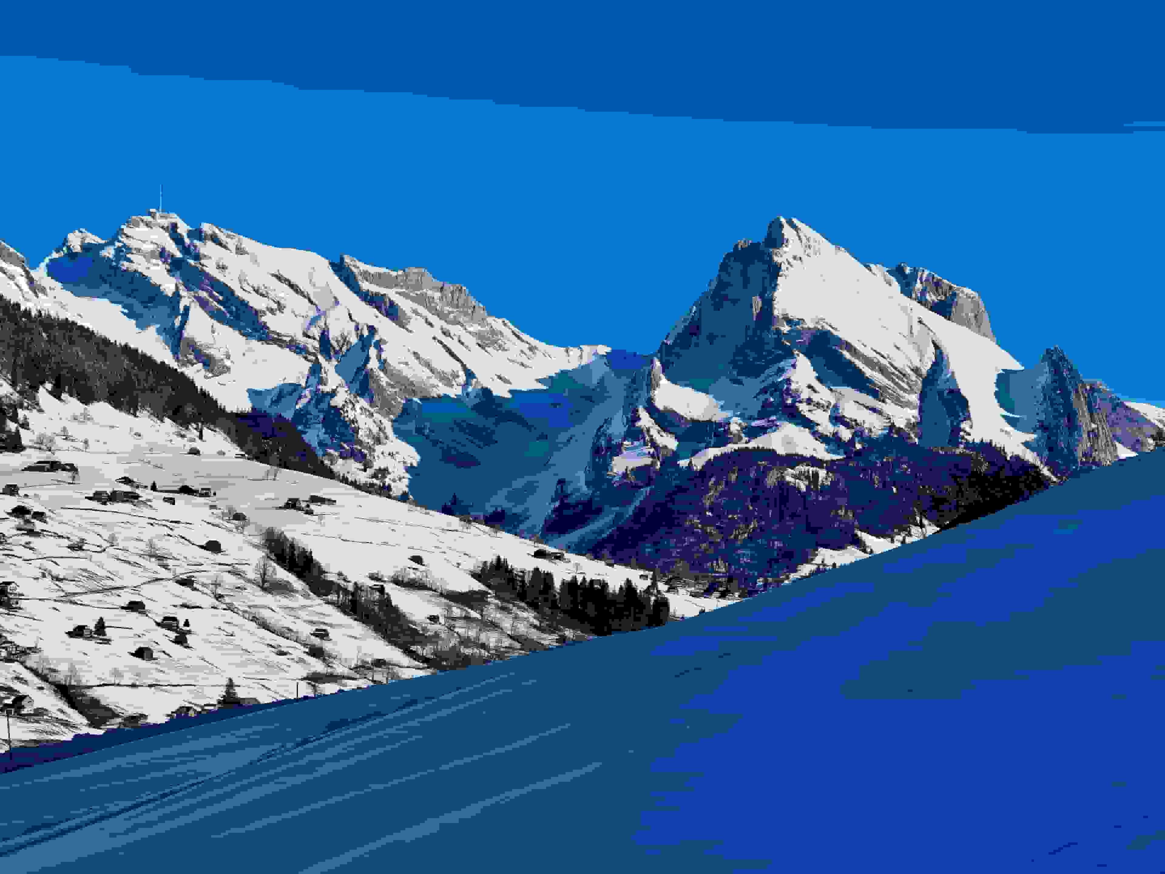 Start im Toggenburg - mit Säntis und Wildhuser Schafberg