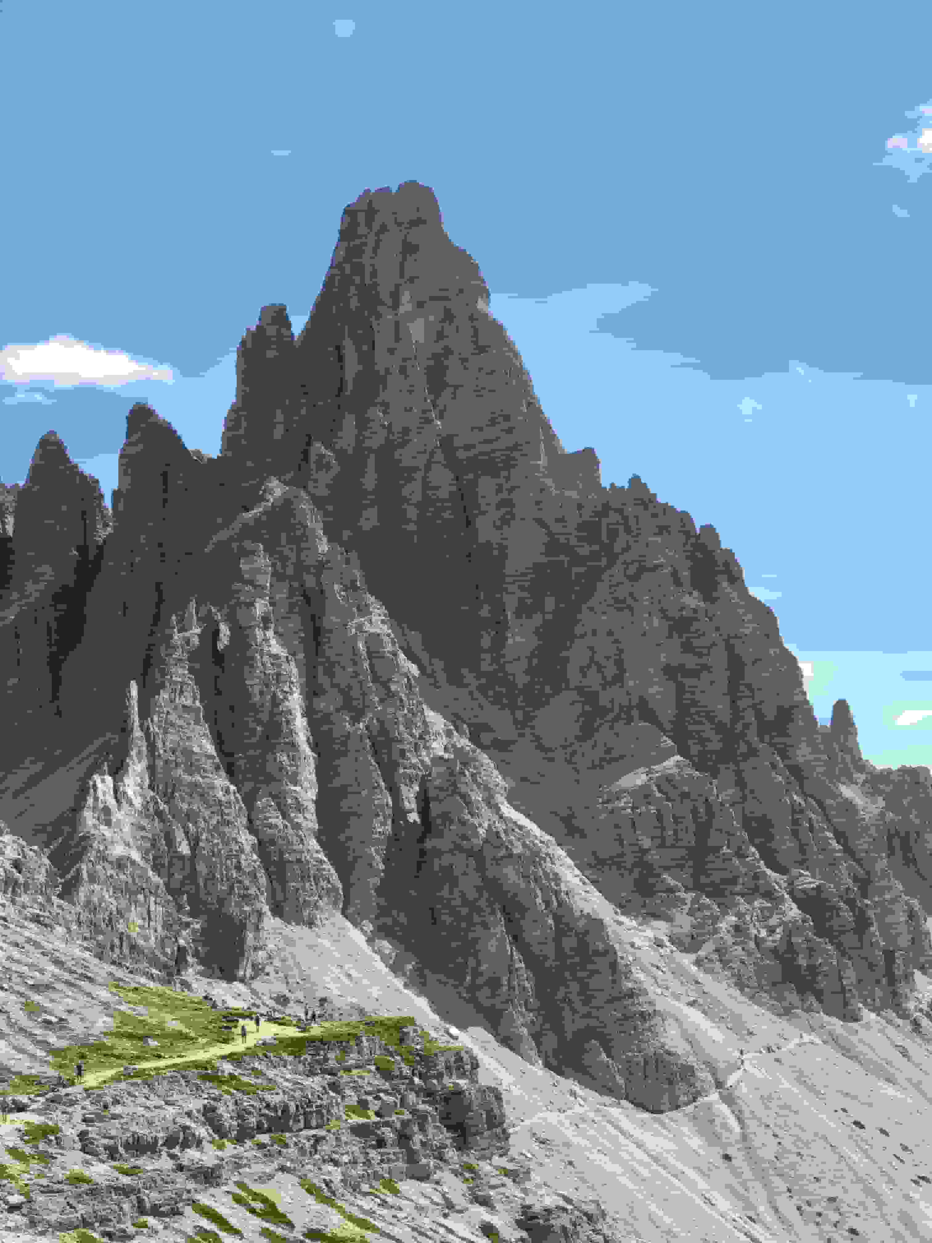 Blick zurück zum Paternkofel