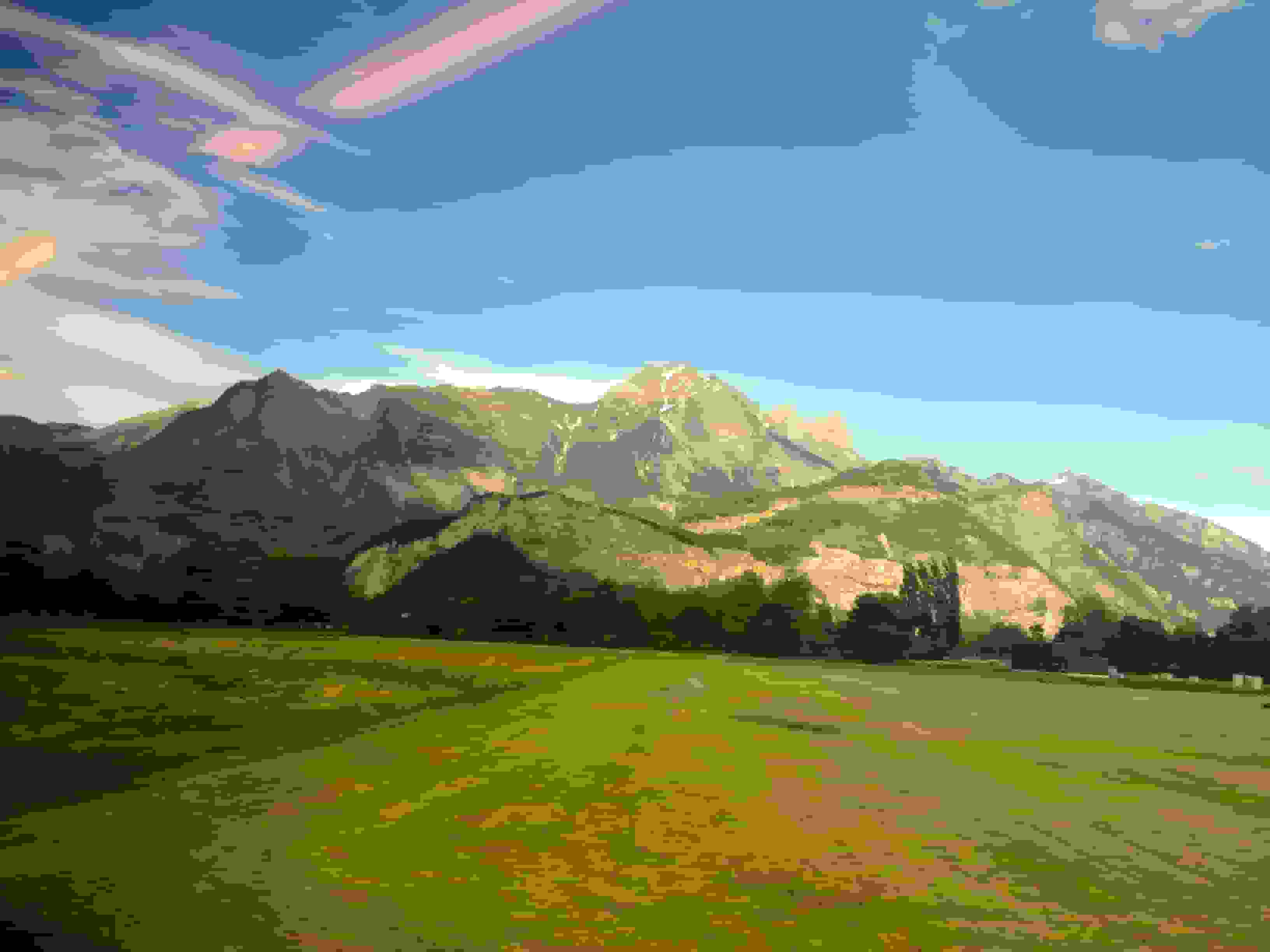 Und noch ein Blick zurück aus dem Zug