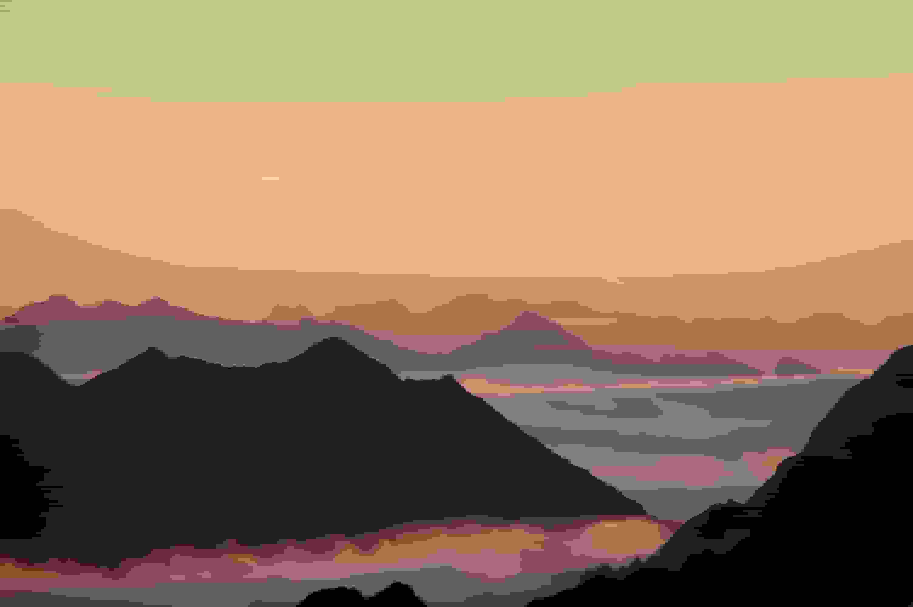 Morgenstimmung Richtung Tessin, Graubünden (?)