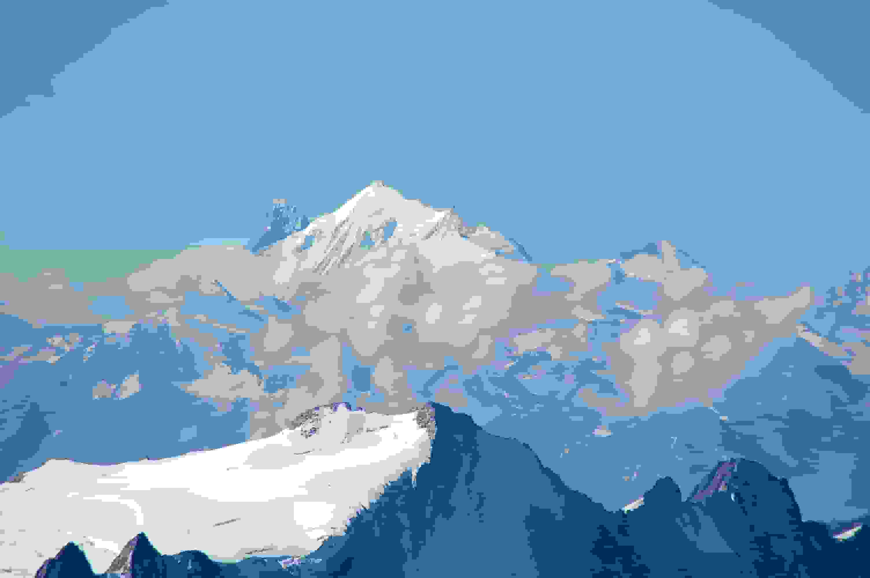 Matterhorn und Weisshorn