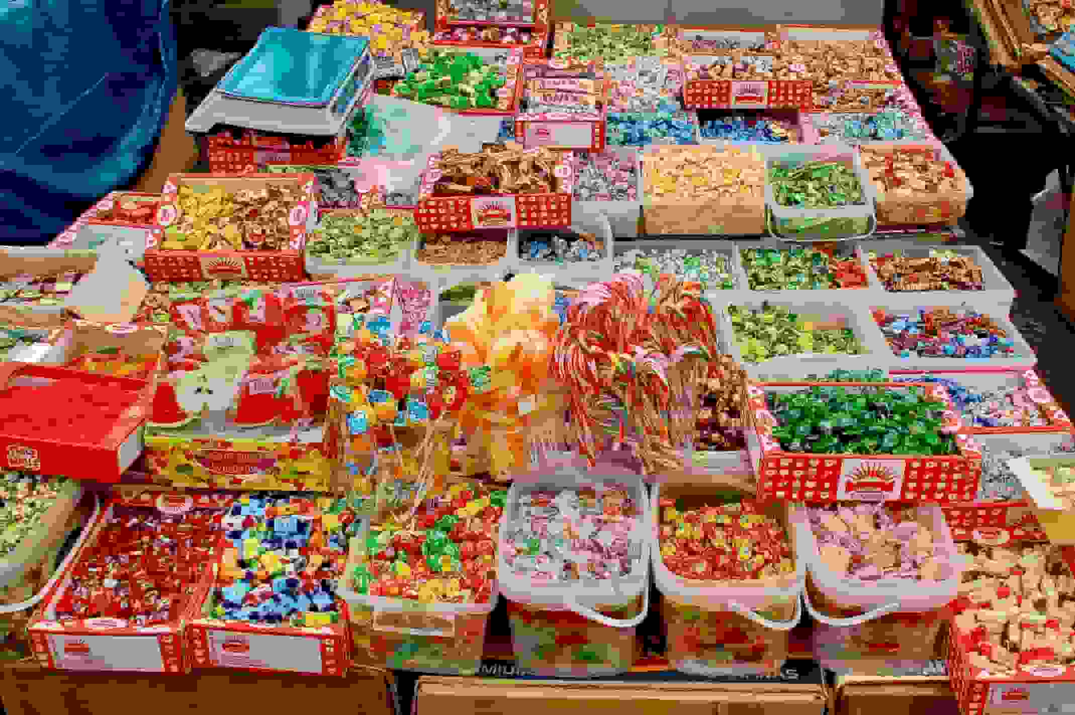 Süssigkeiten à discretion