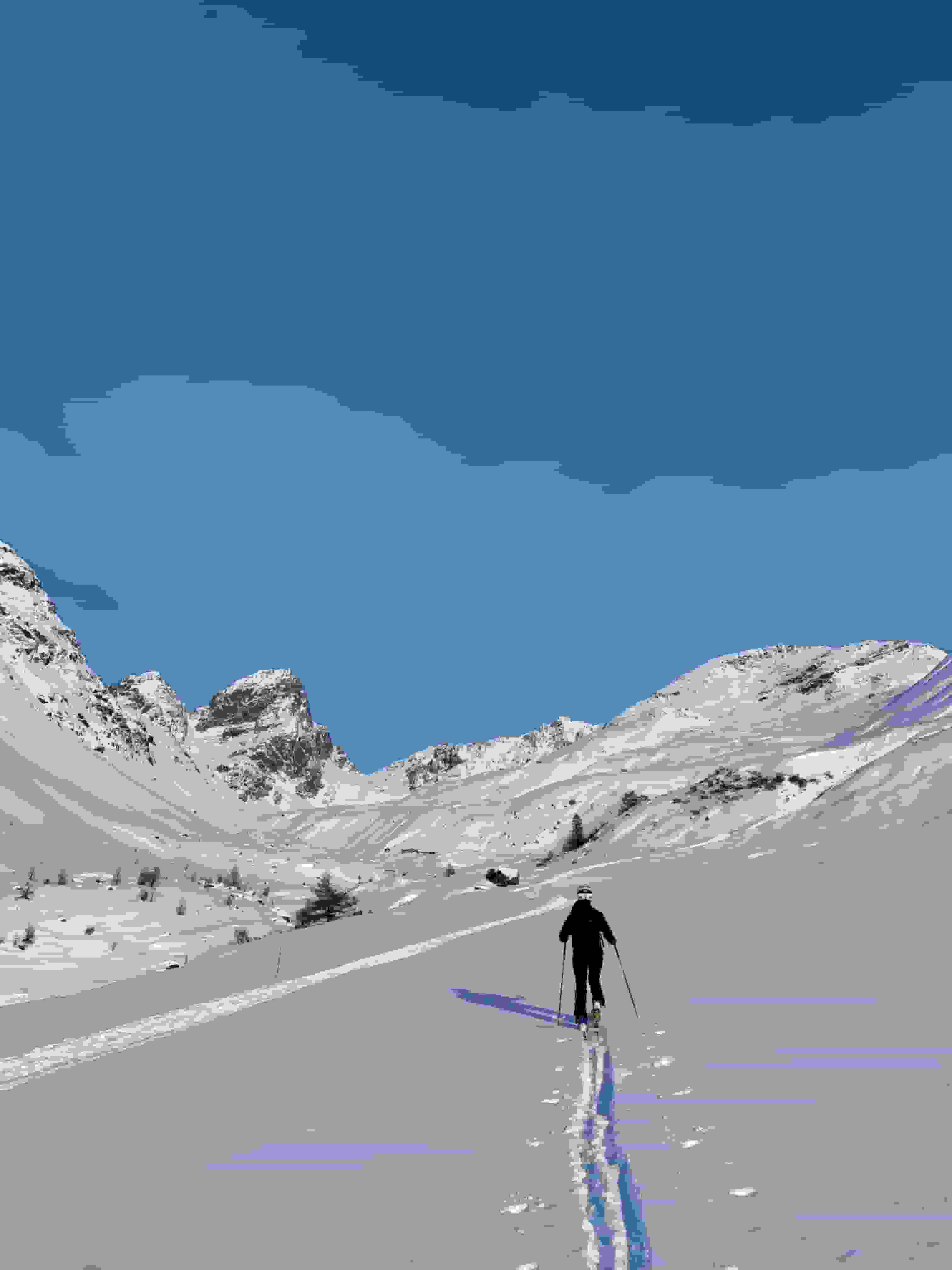 Es ist wenig los im Val Tuoi heute