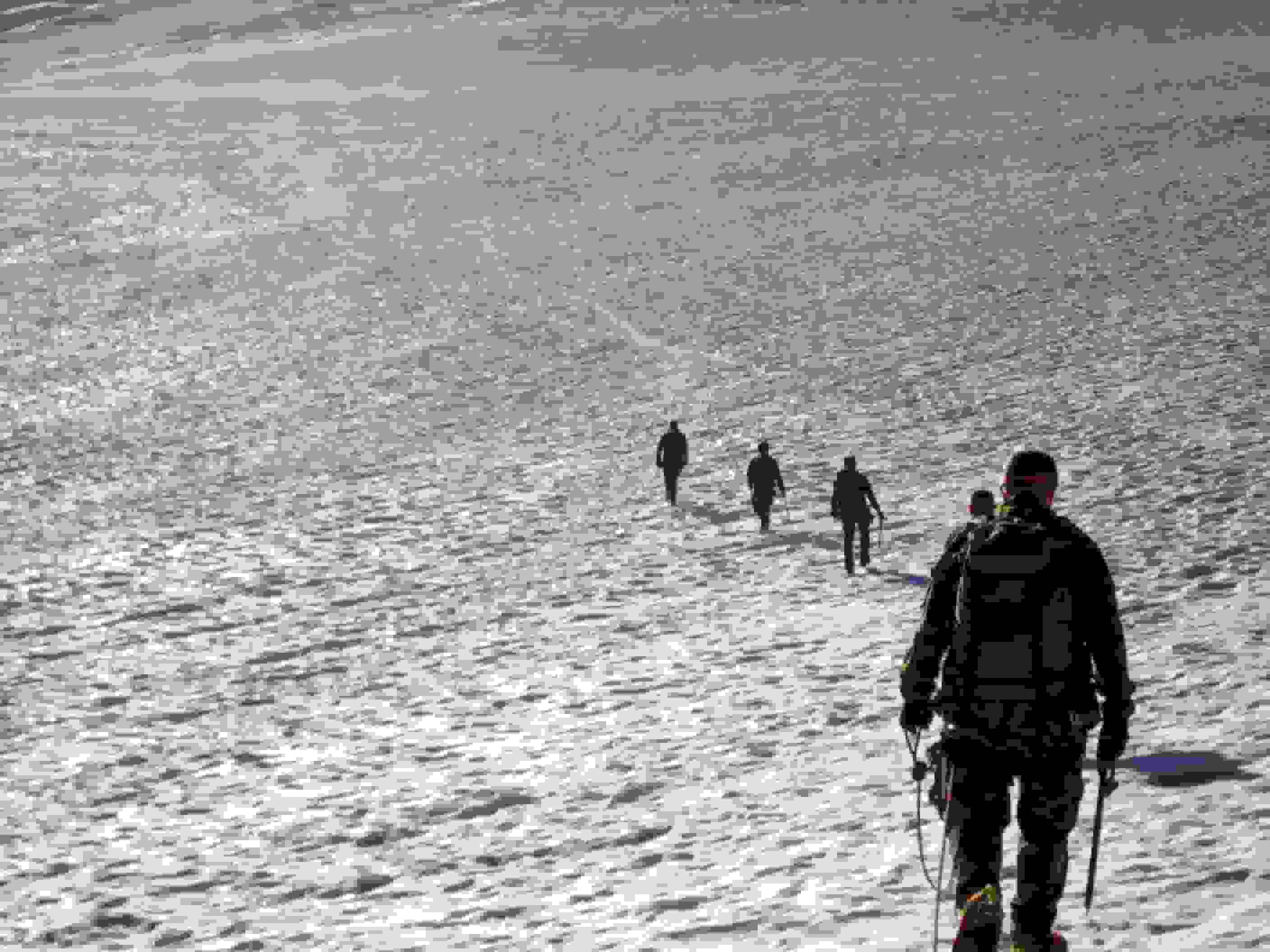 Auf dem Steingletscher