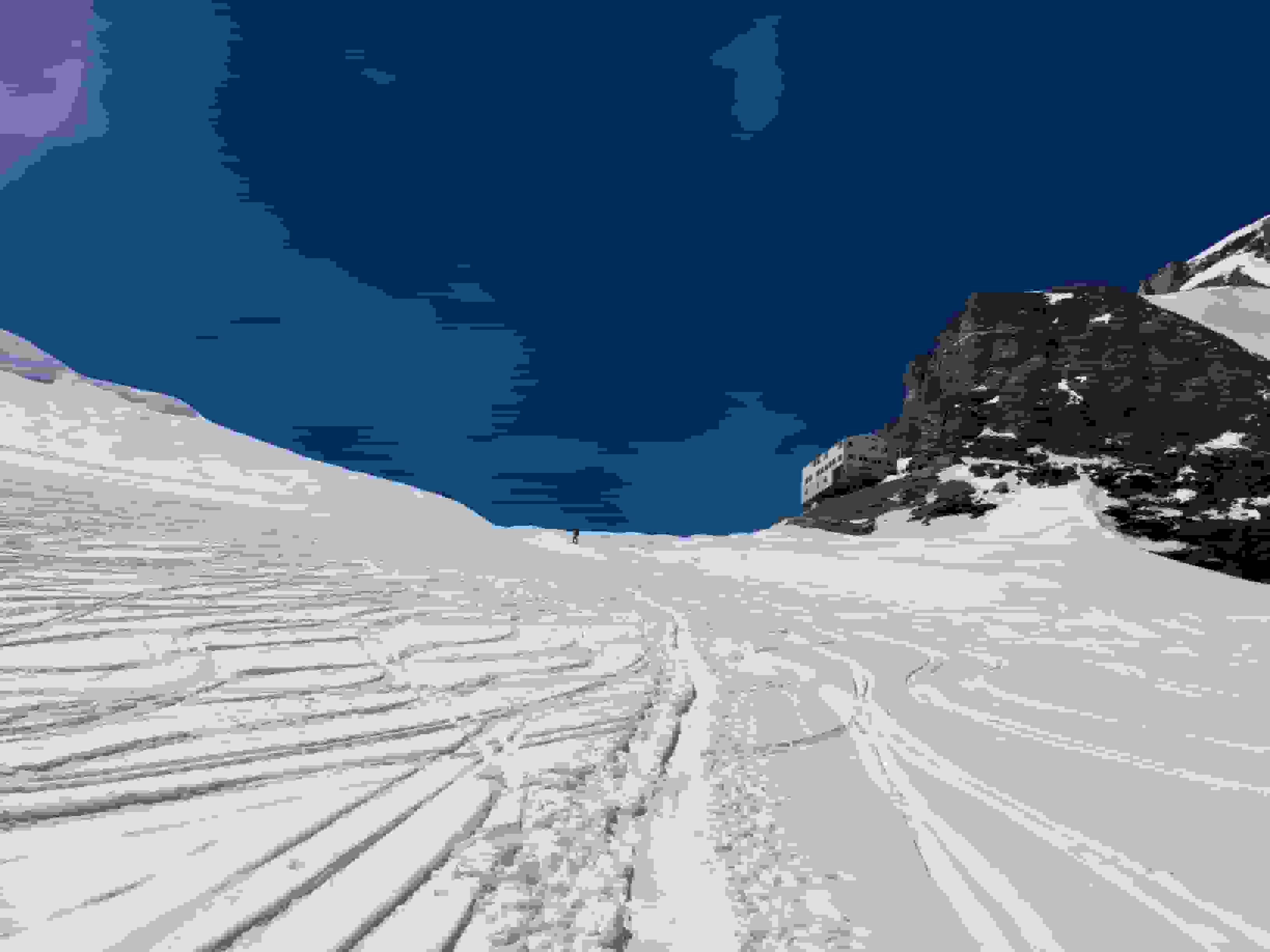 Ankunft beim Mönchsjoch