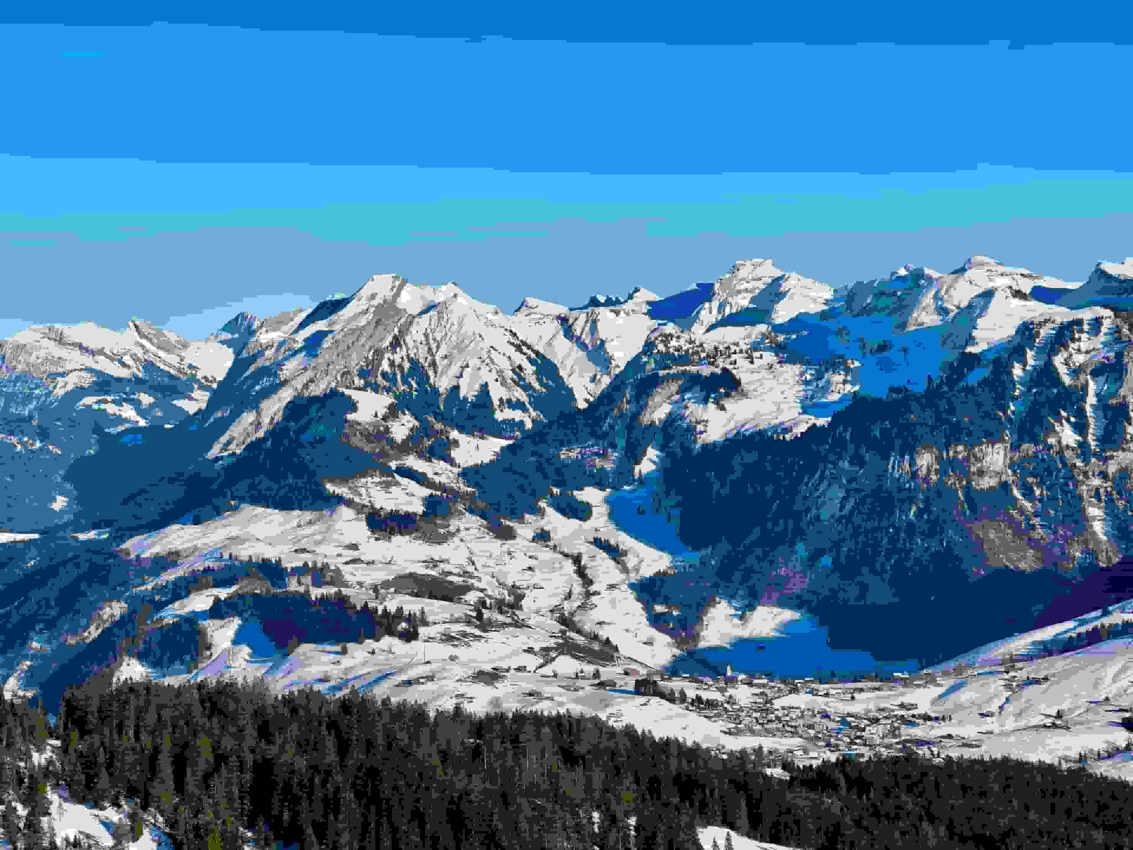 Oberiberg - dahinter Schiberg und Mutteristock