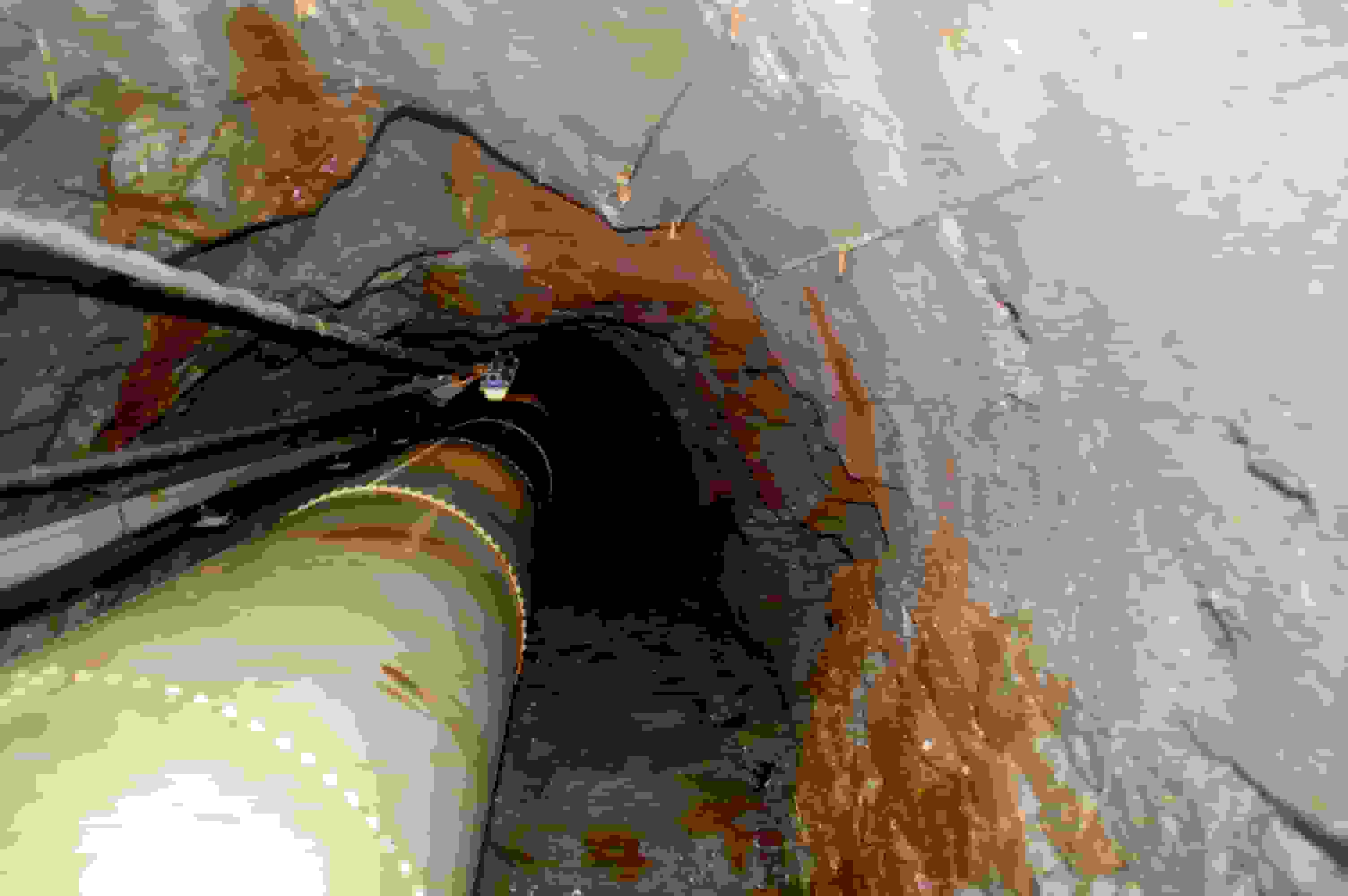 Und jetzt 2km durch den Stollen…