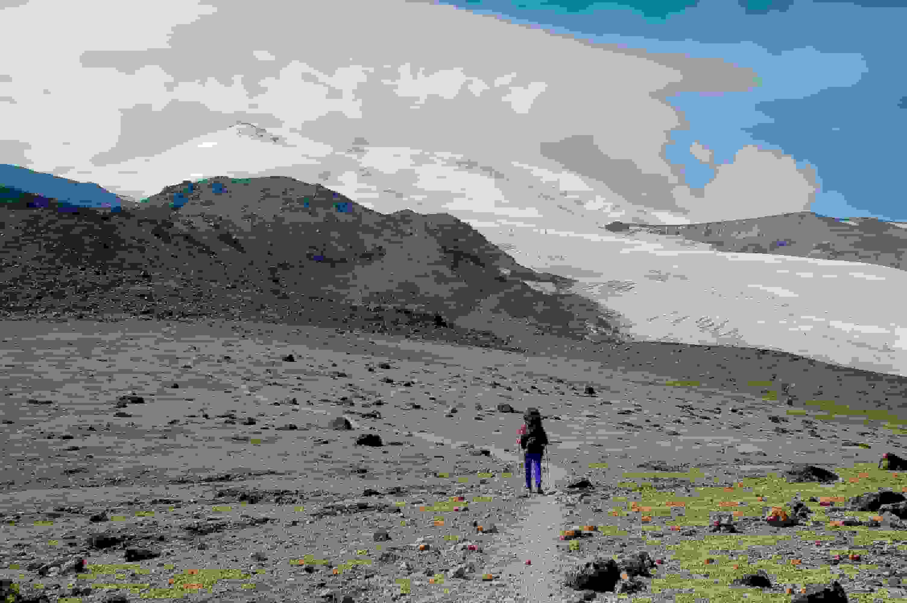 Aufstieg ins Hochlager