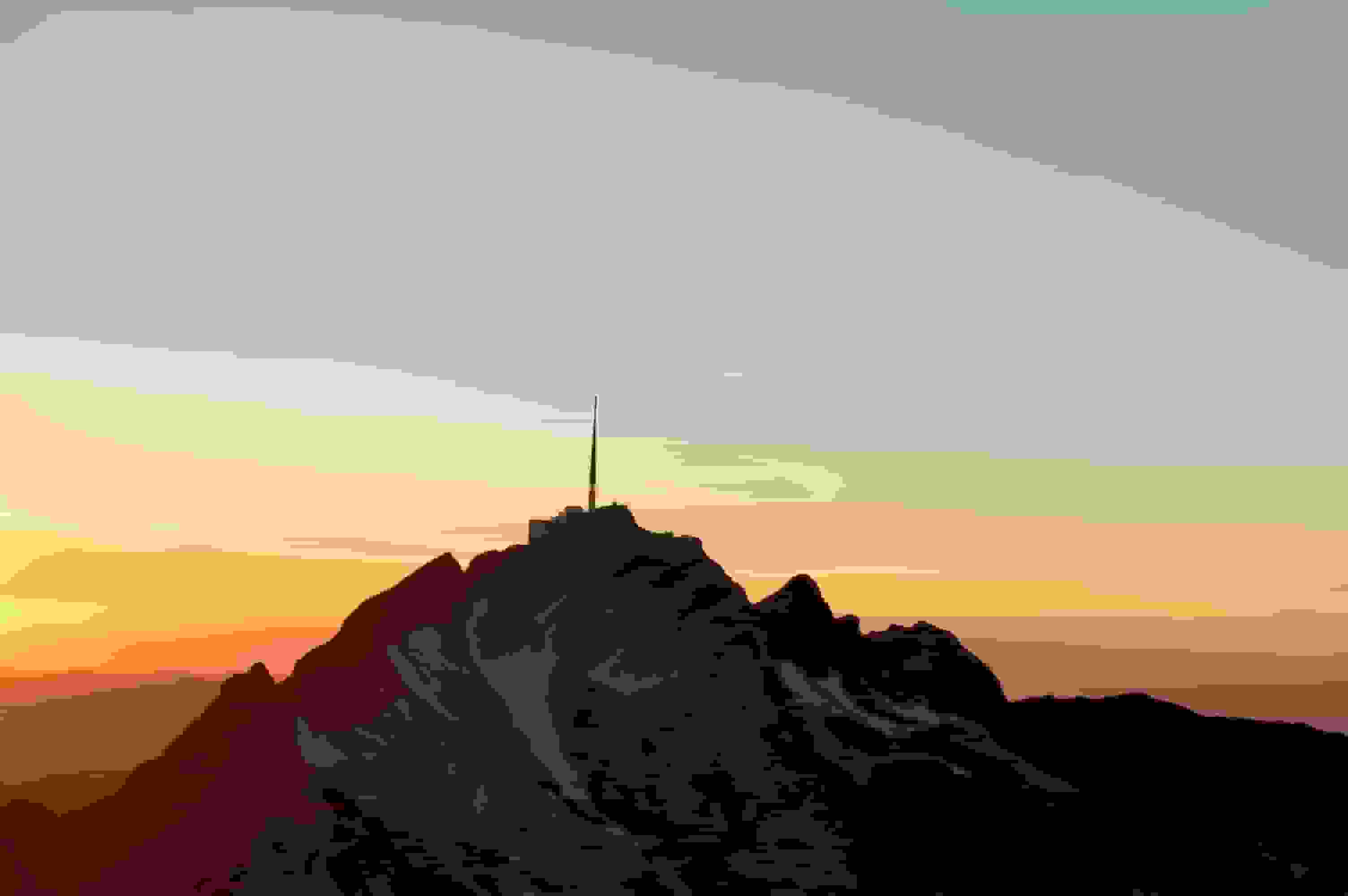 Säntis im Sonnenuntergang