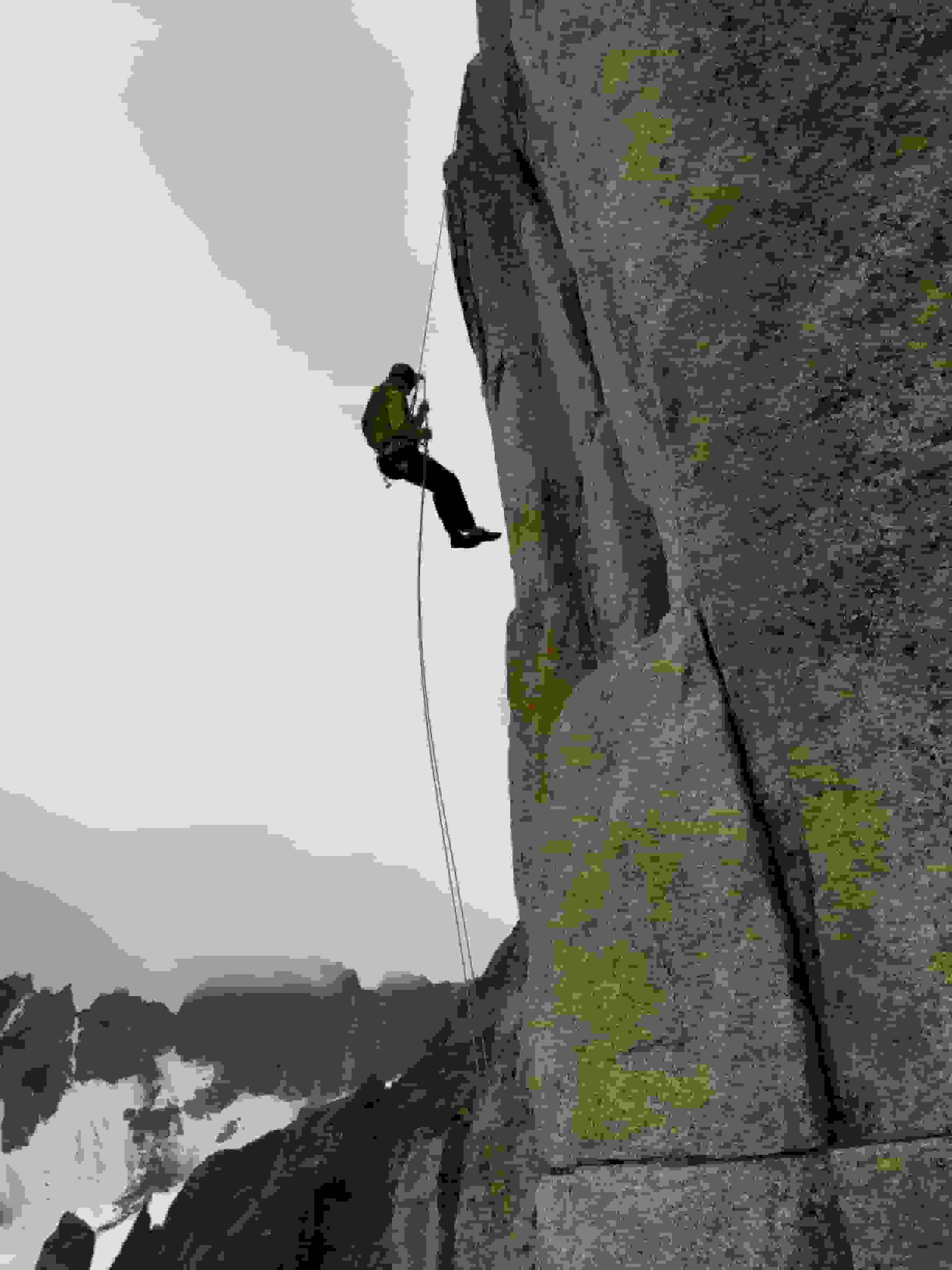 Abseilen vom Kleinen Kamel