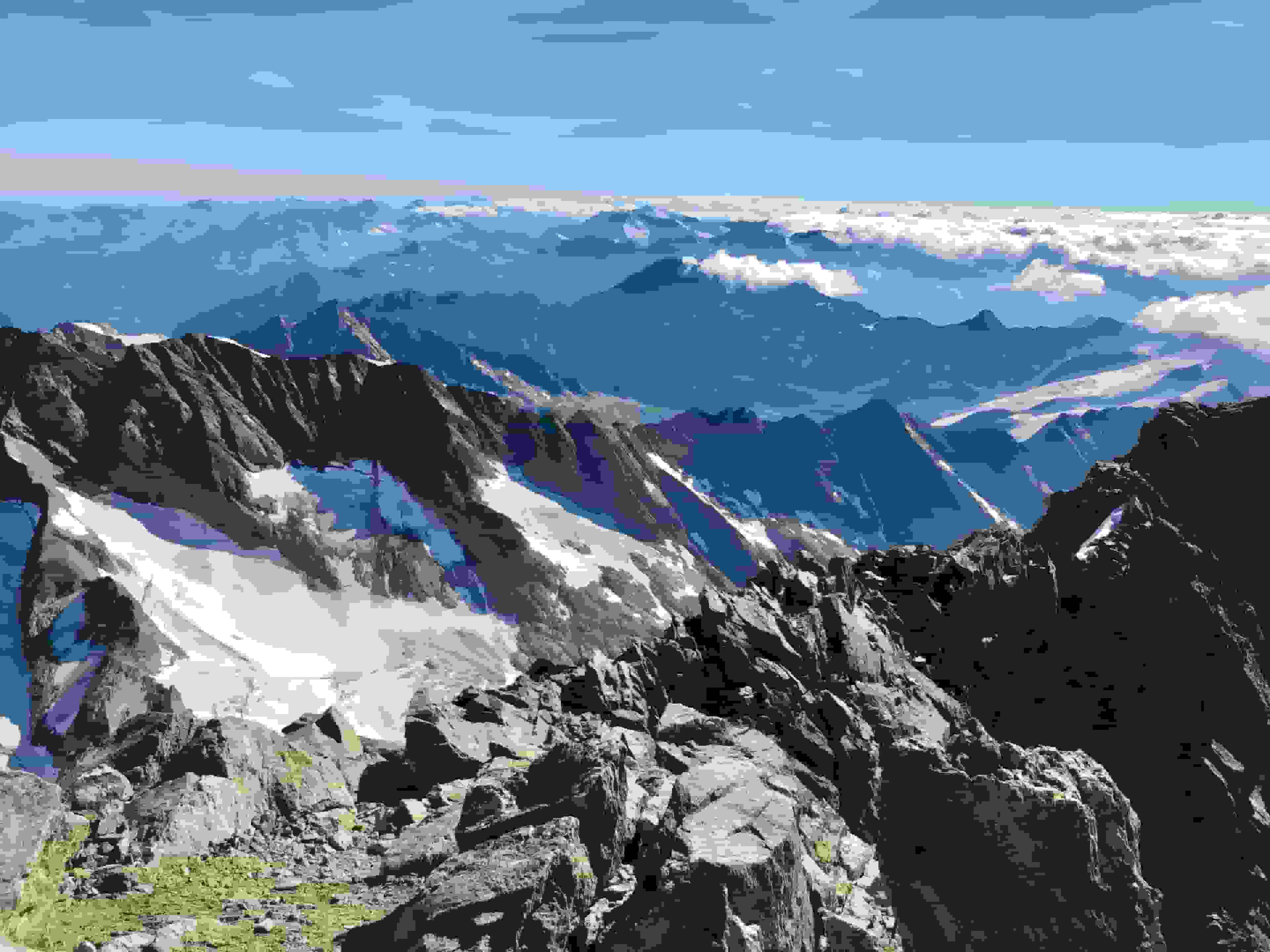 Aussicht nach Osten – bis zu Säntis und Glärnisch