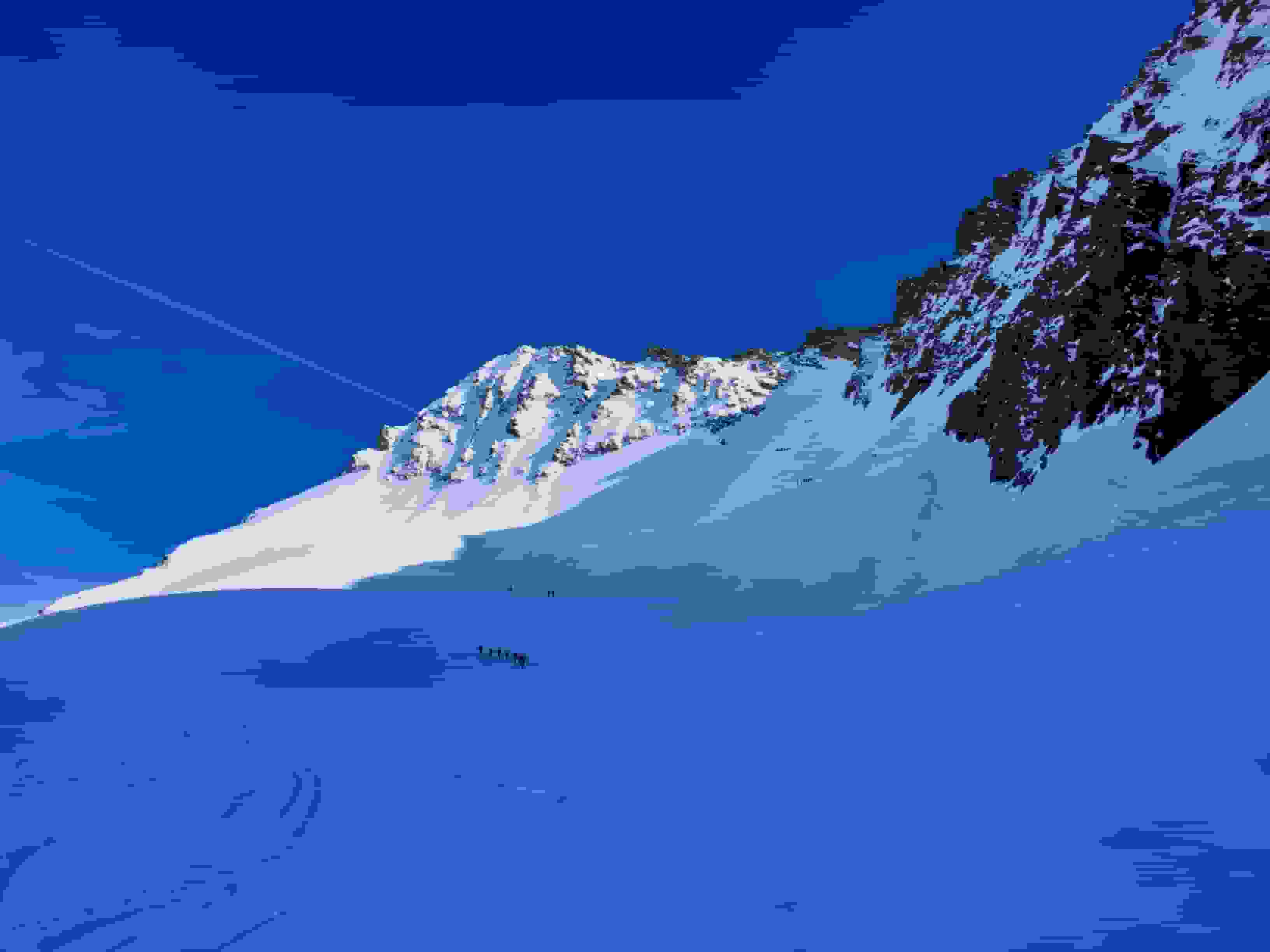 Blick zurück zum Fieschersattel