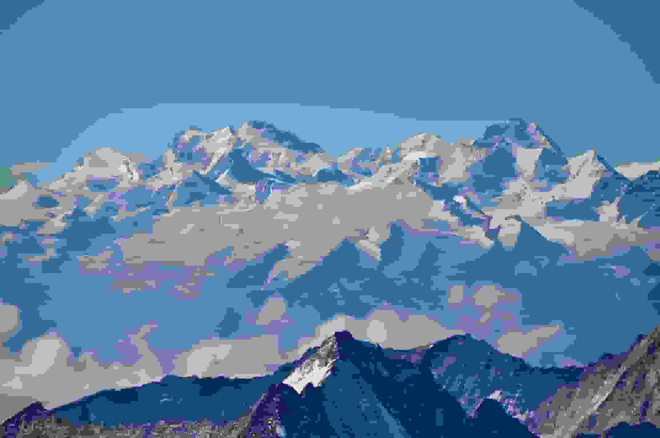Monte Rosa und weitere Walliser Riesen