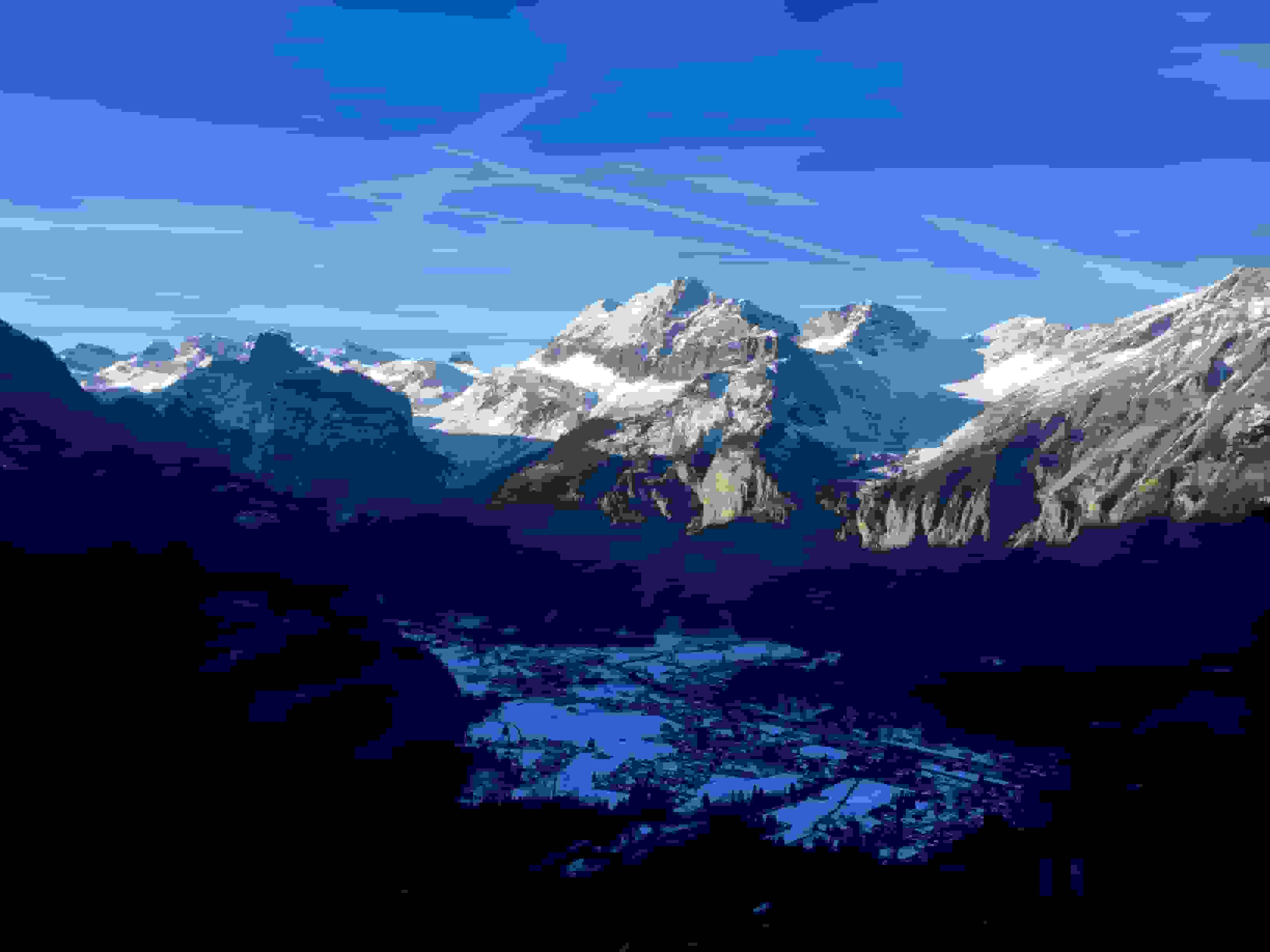 Kandersteg – im Winter ein Schattenloch