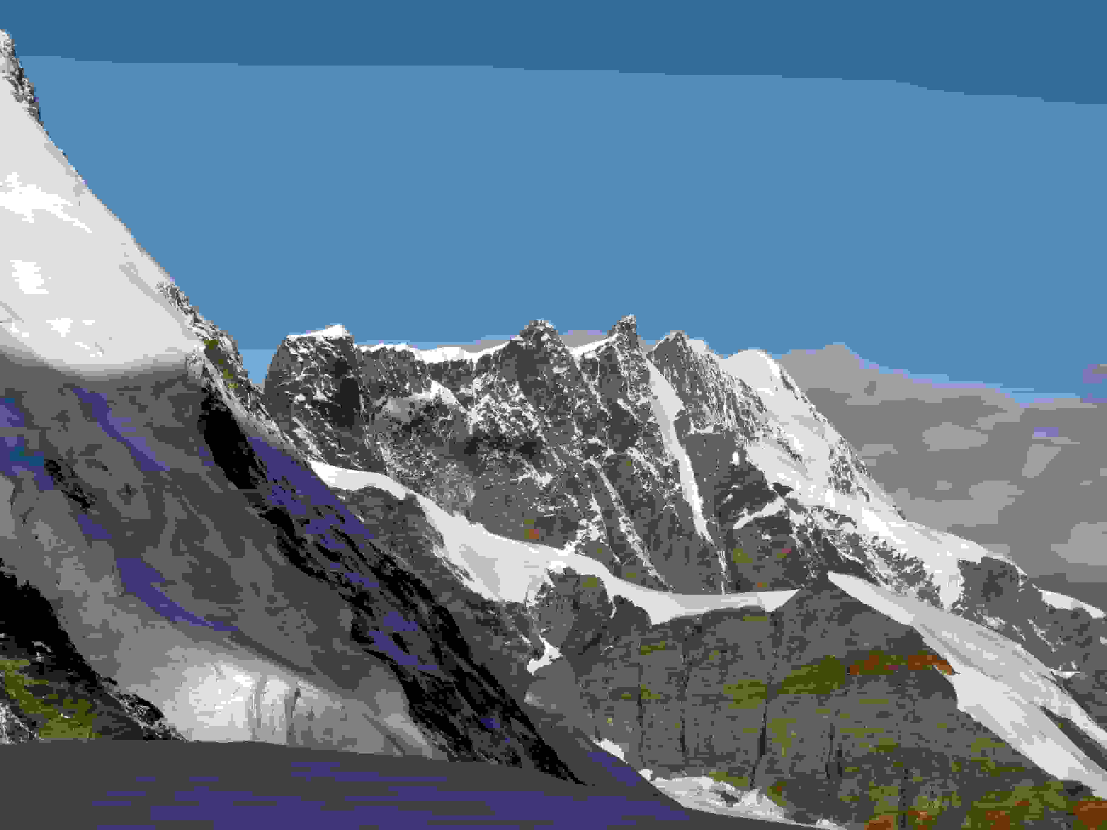 Das Breithorn-Massiv von seiner schönsten Seite