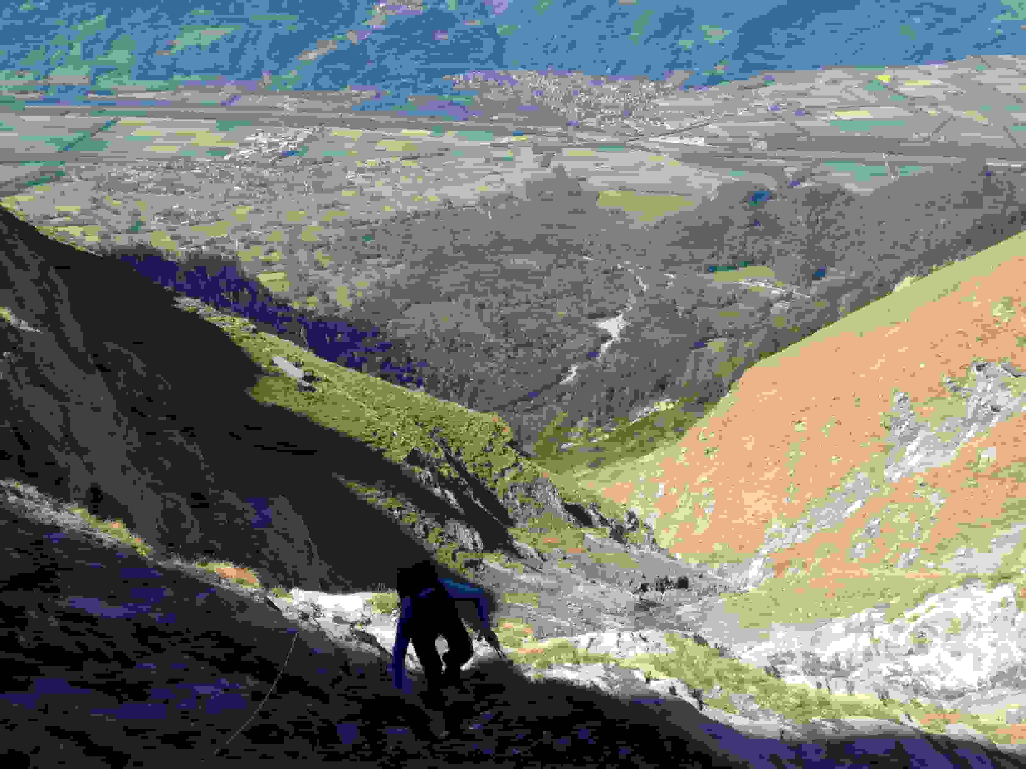 Kettenversicherte Passage etwas weiter oben