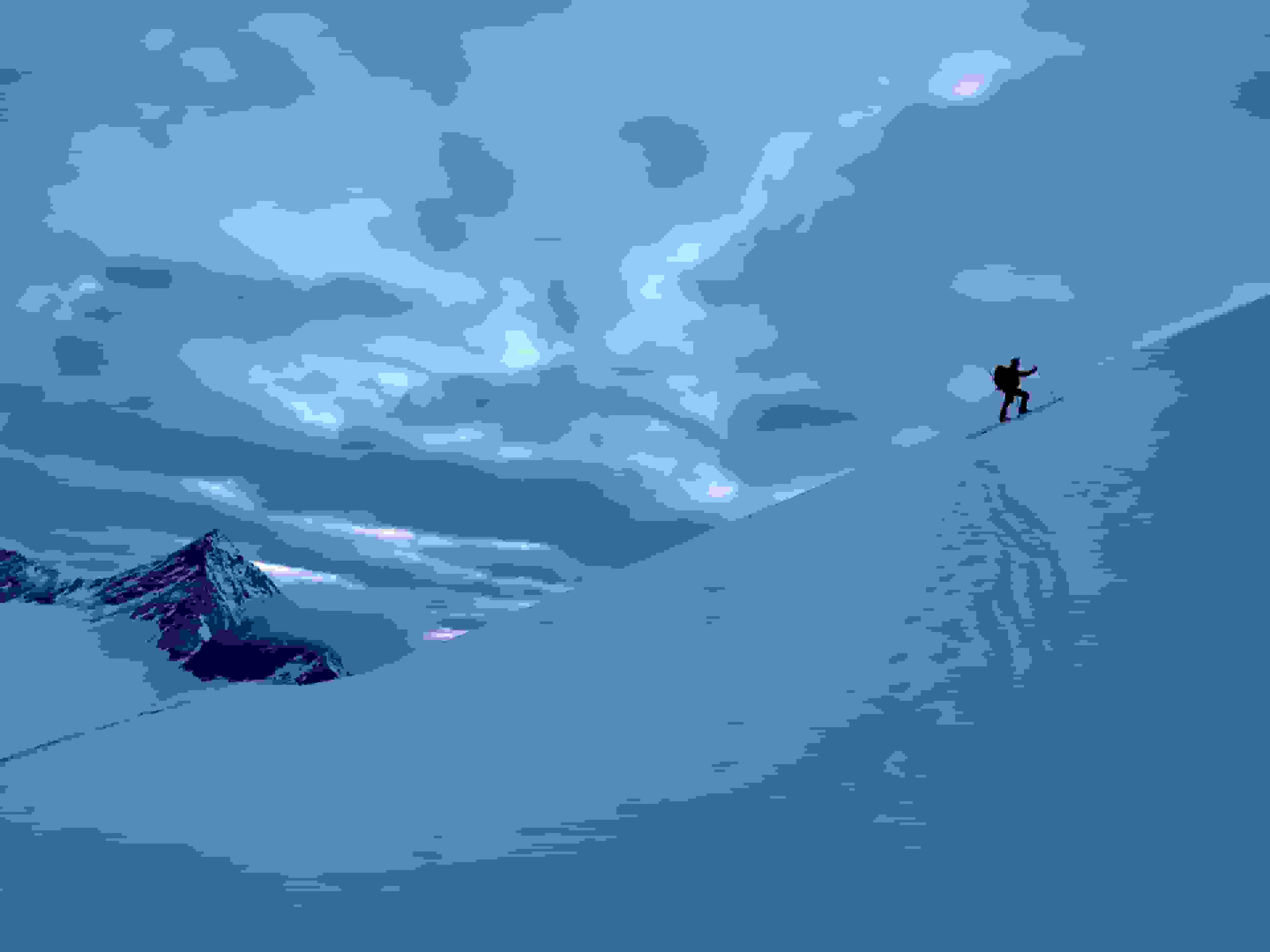 Aufstieg im Bereich Frühstücksplatz