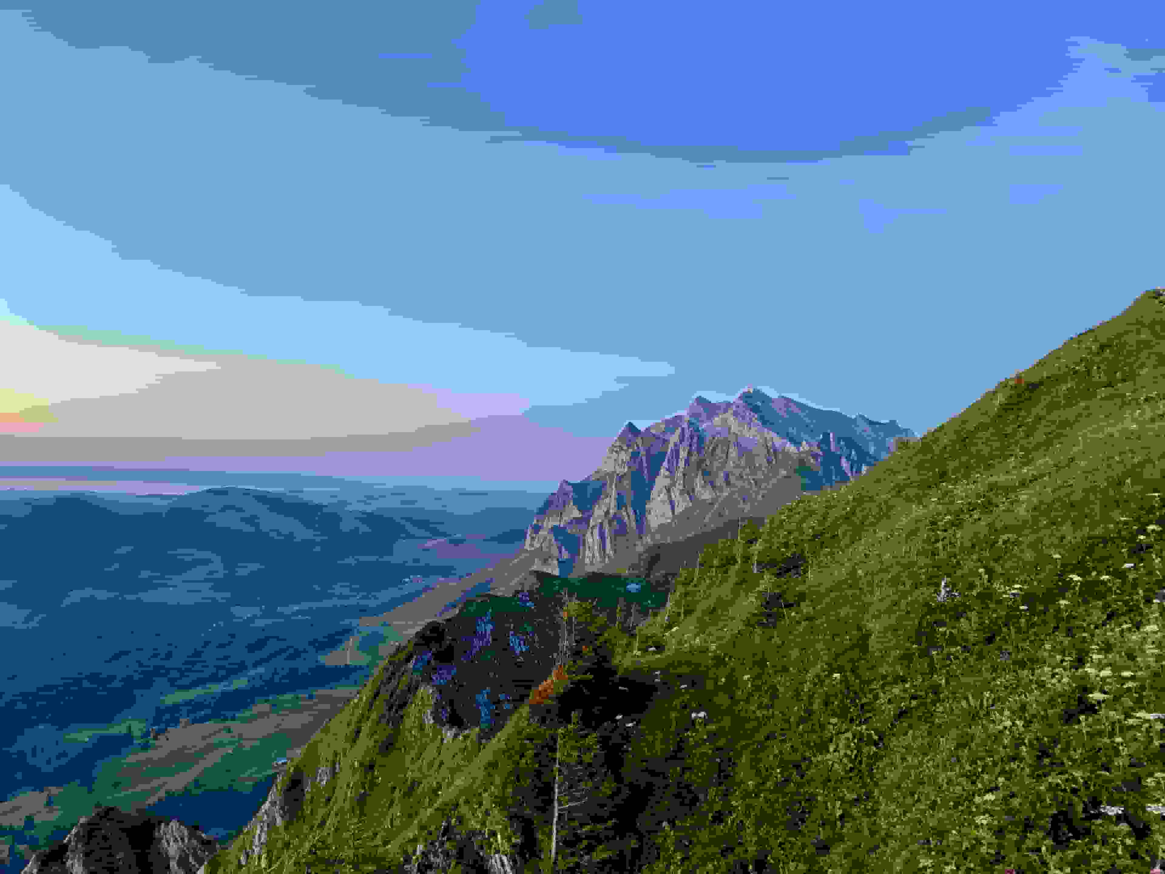 Dämmerung nach Sonnenuntergang