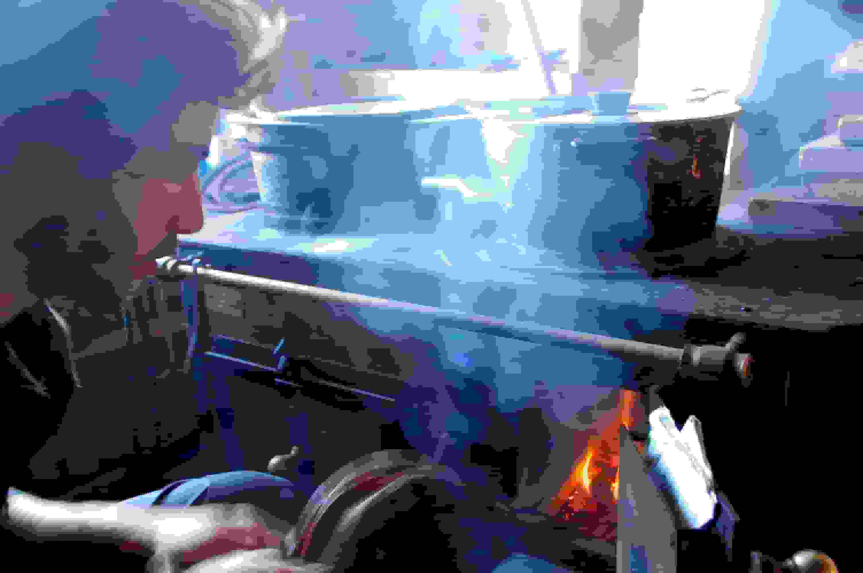 Einfeuern in der Berglihütte