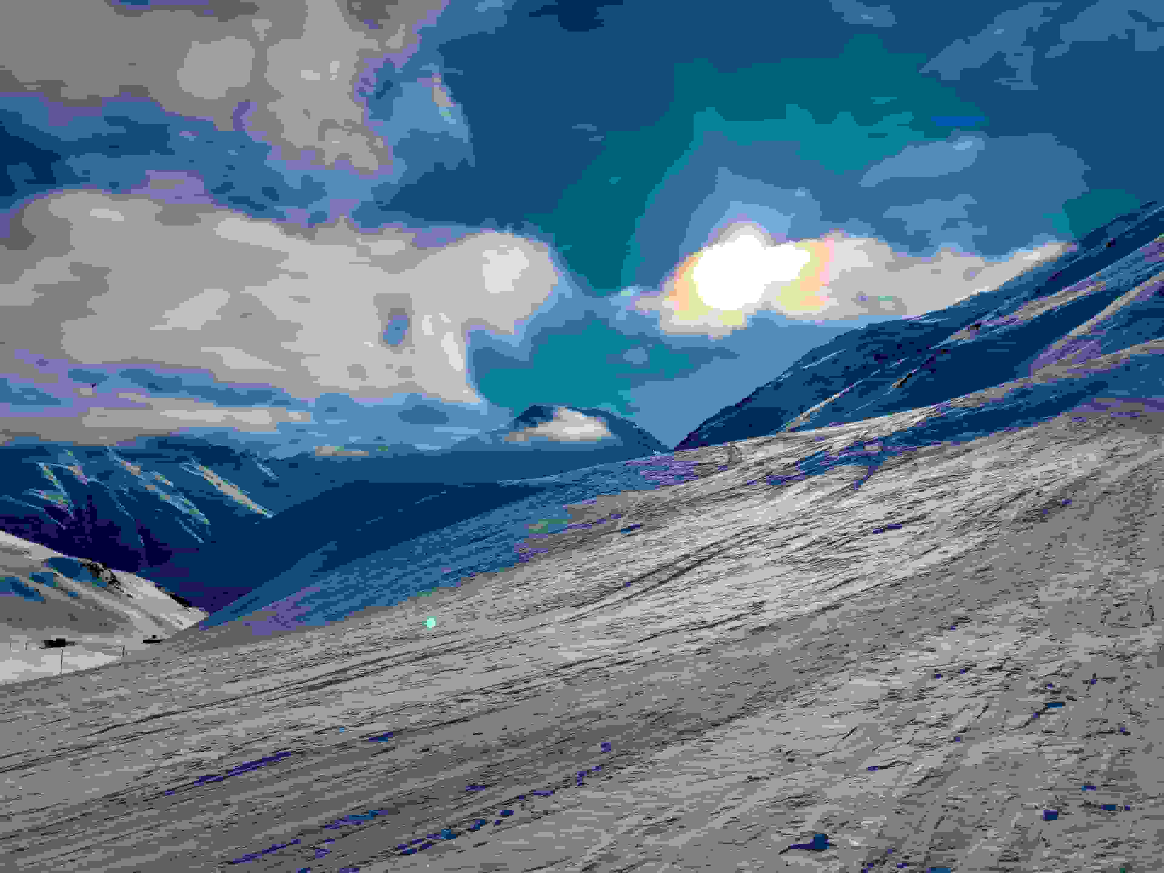 Start auf dem Oberalppass