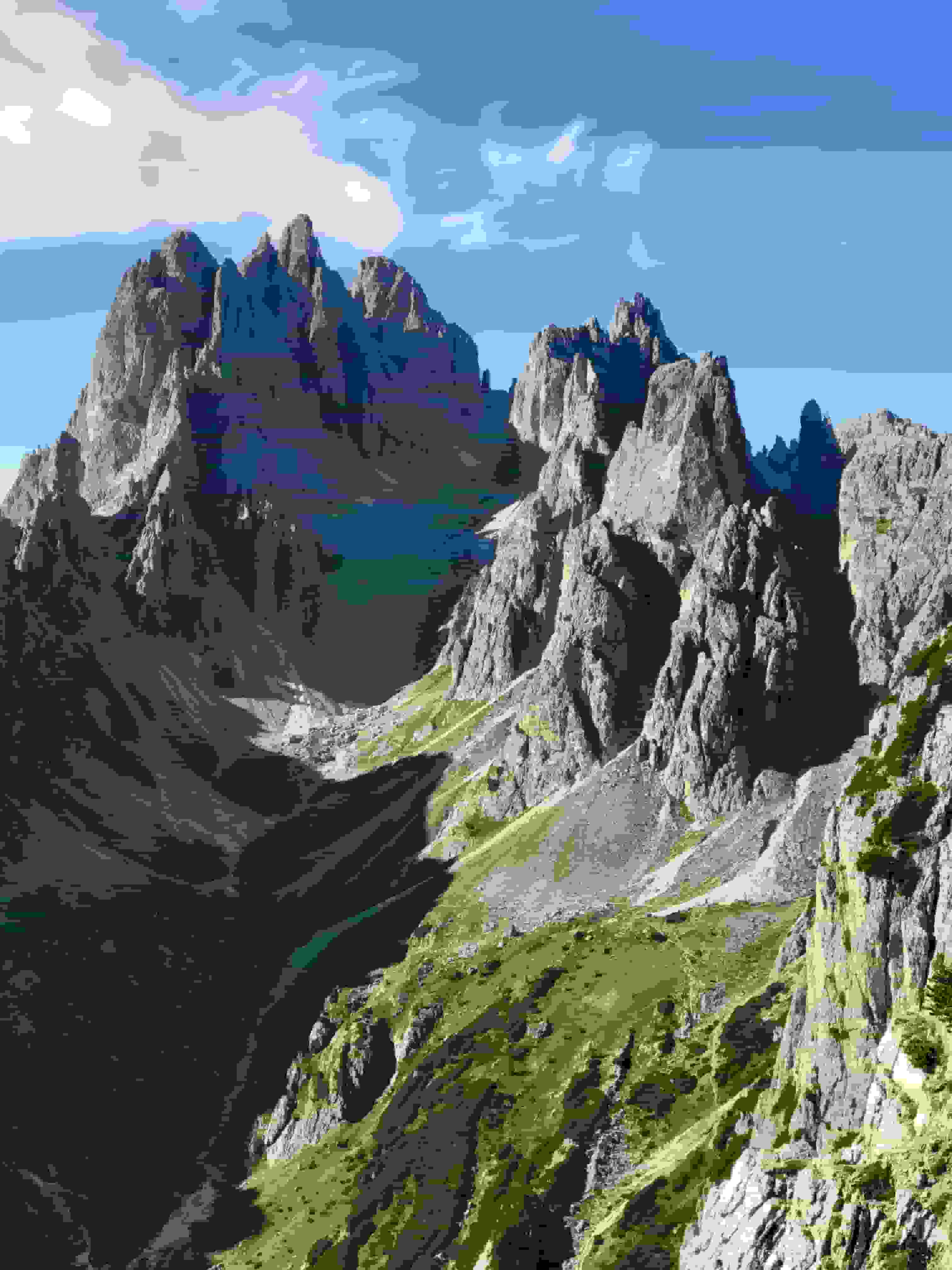 Rückblick auf den Sentiero Bonacossa