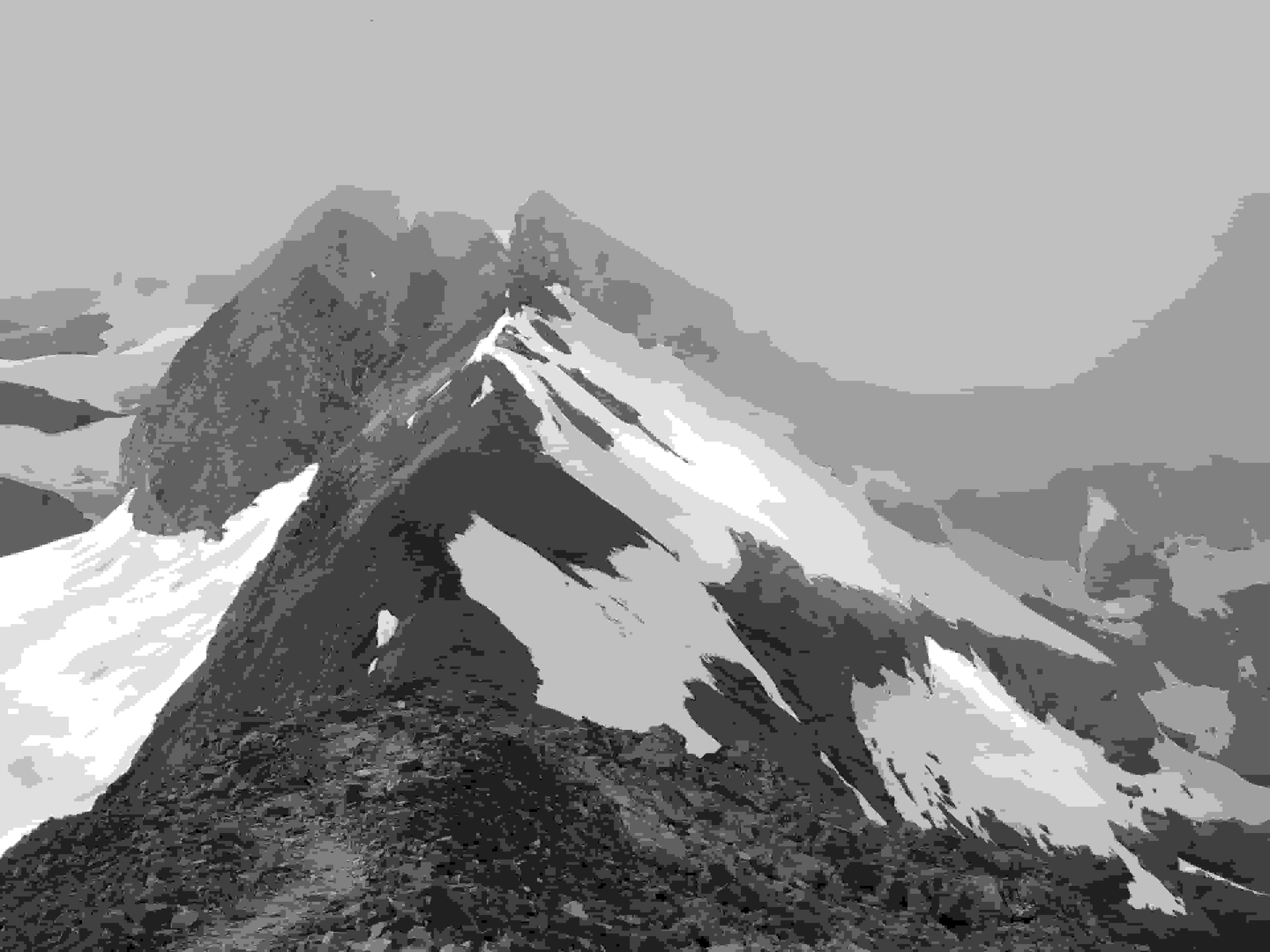 Verbindungsgrat zum Schwander Grat