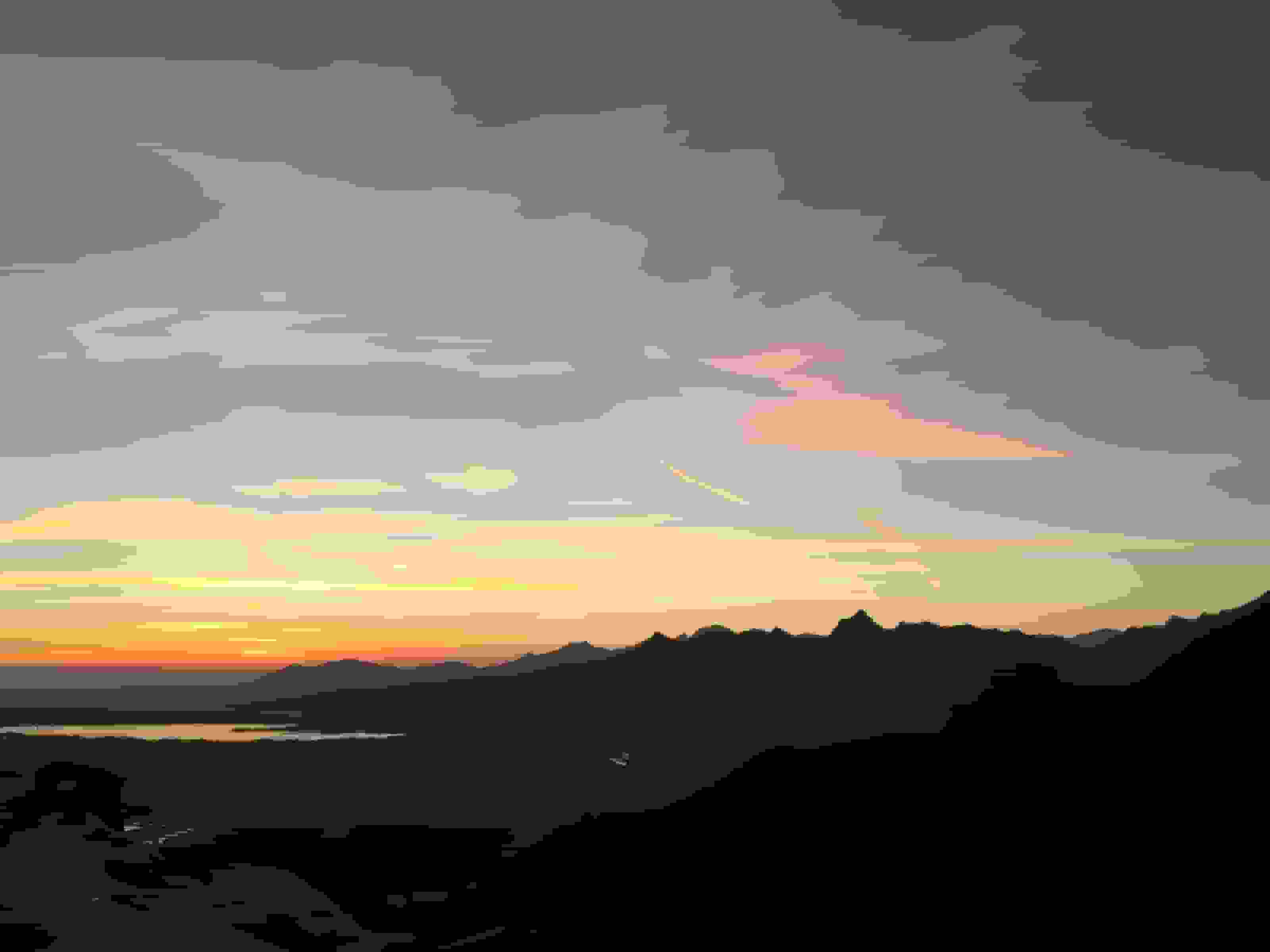 Der schönste Moment des Tages: Kurz vor Sonnenaufgang