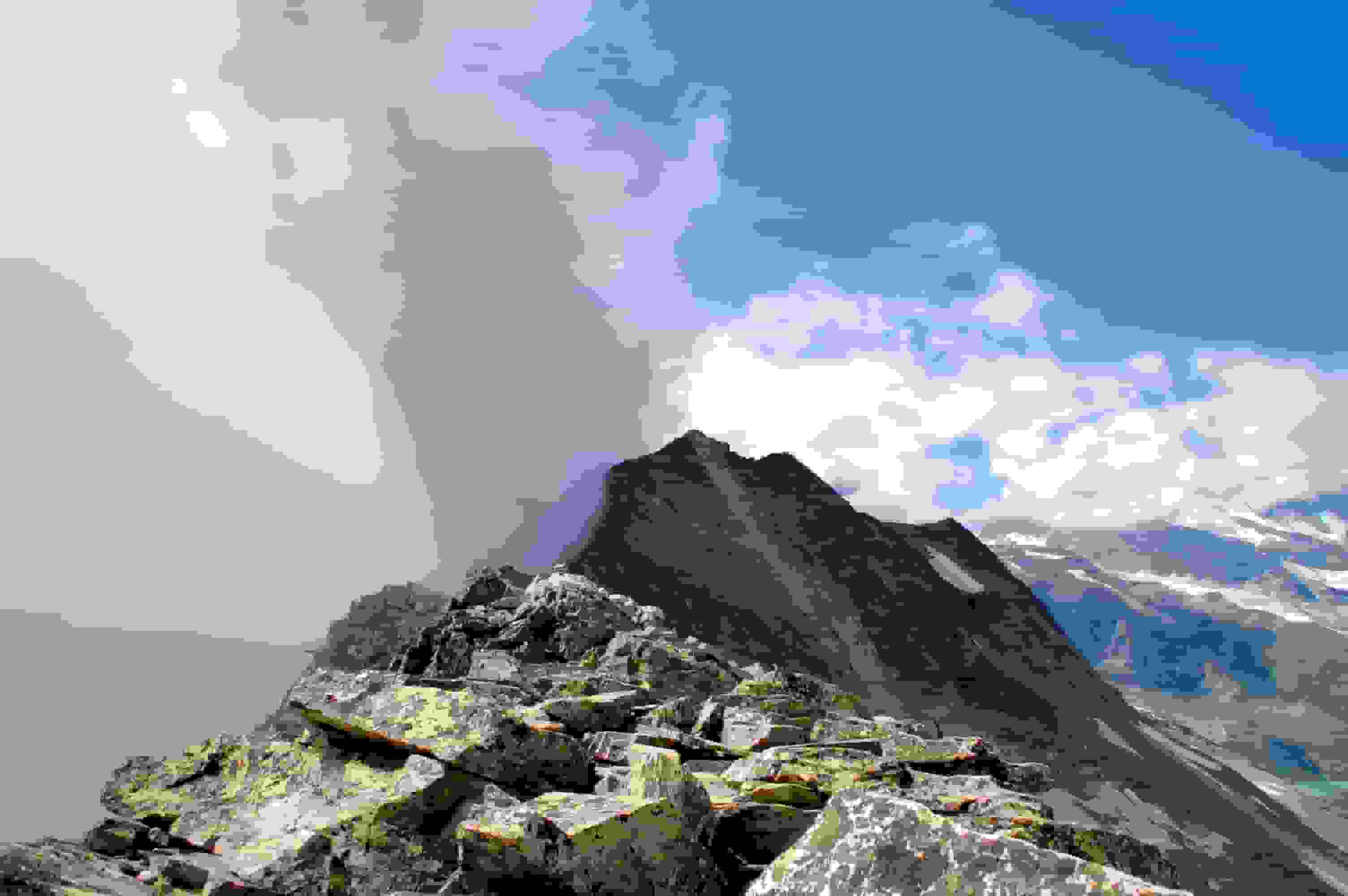 Blick vom Ofental- zum Spechhorn