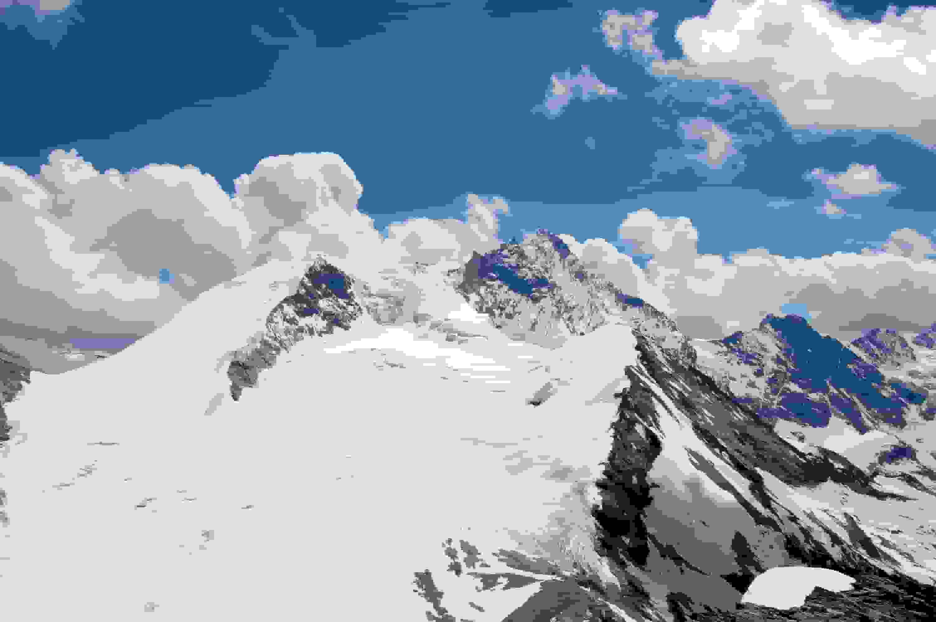 Blick auf die Route von morgen