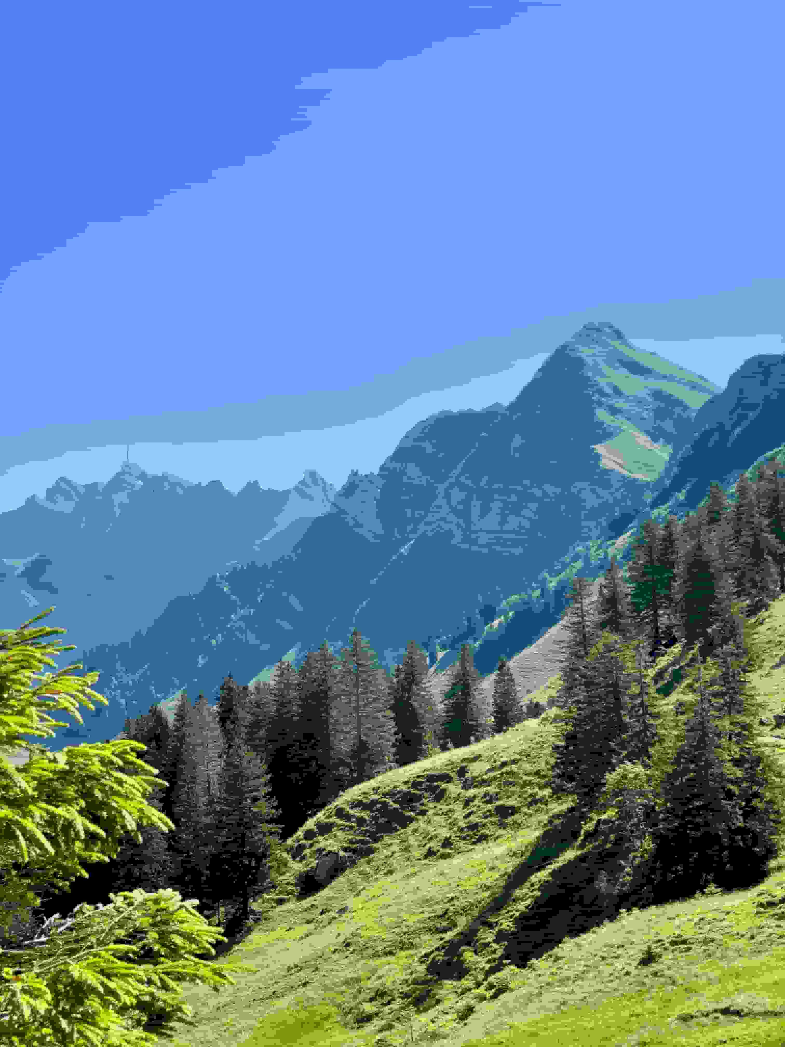 Blick zurück zum Lütispitz