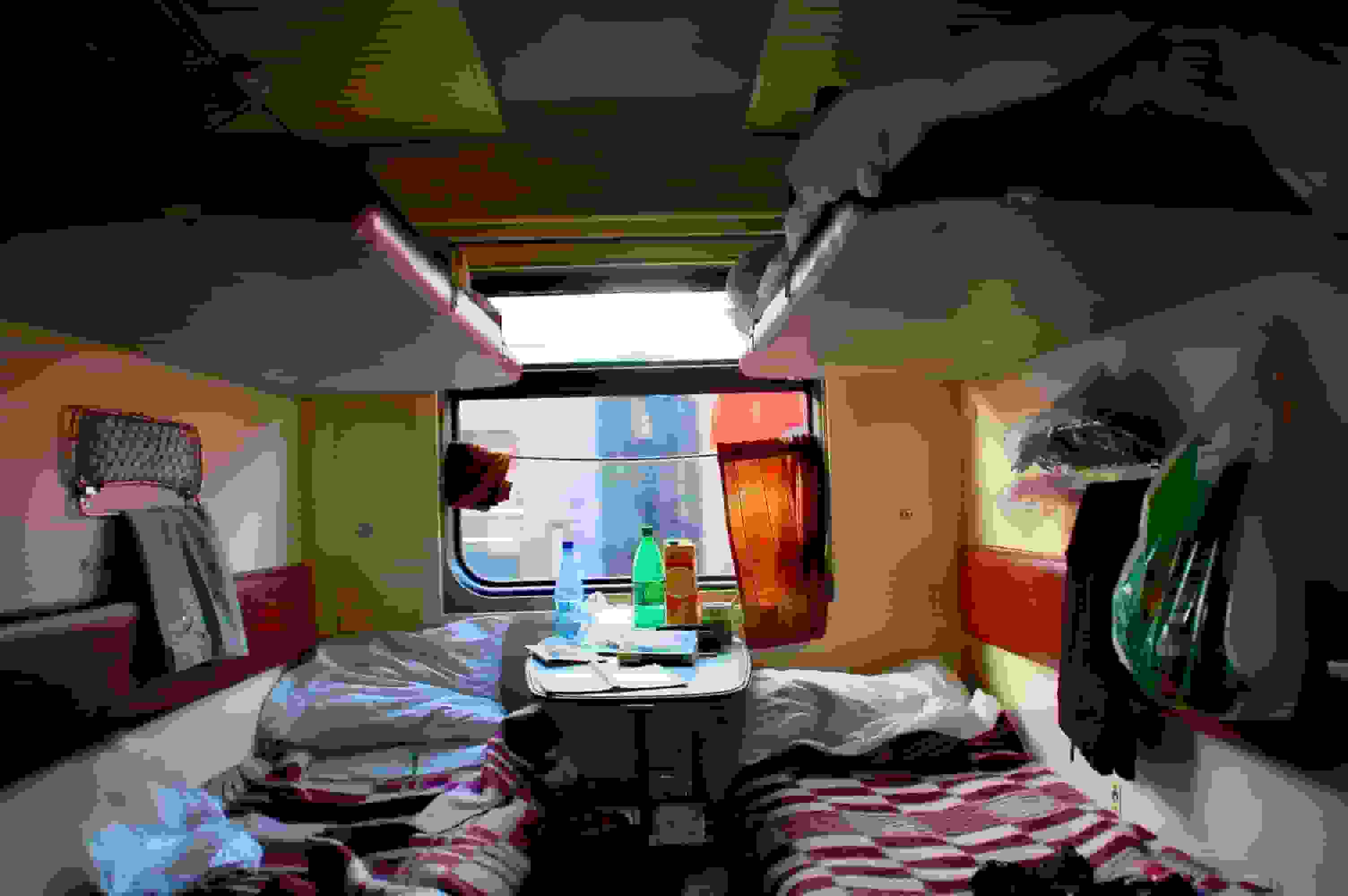 Blick ins Schlafabteil