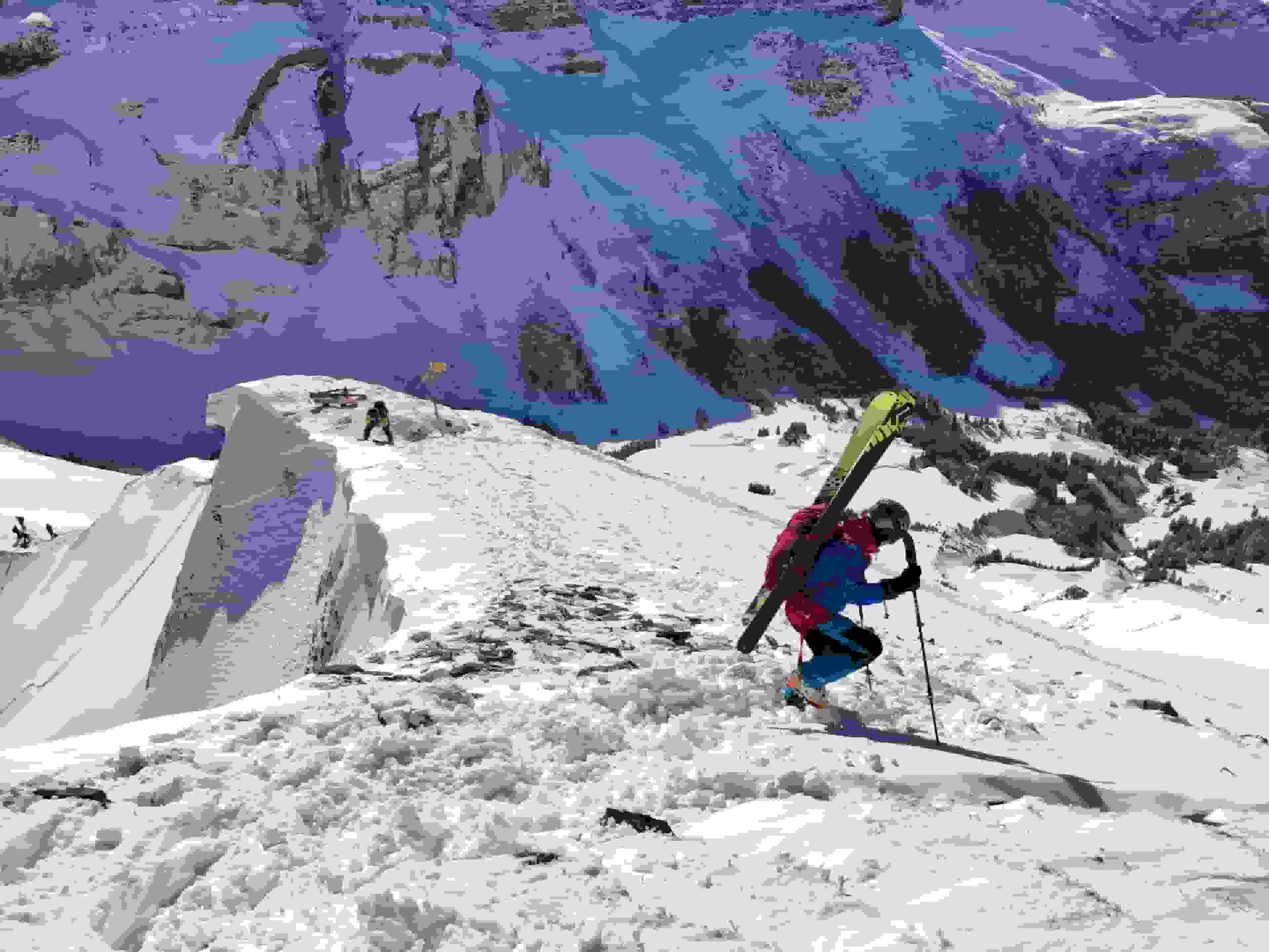 Fussabstieg vom Gipfel