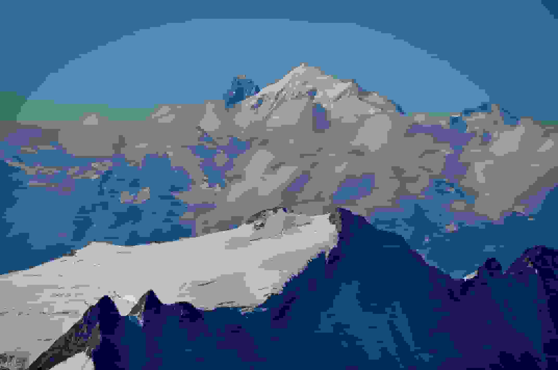 Matterhorn und Weisshorn