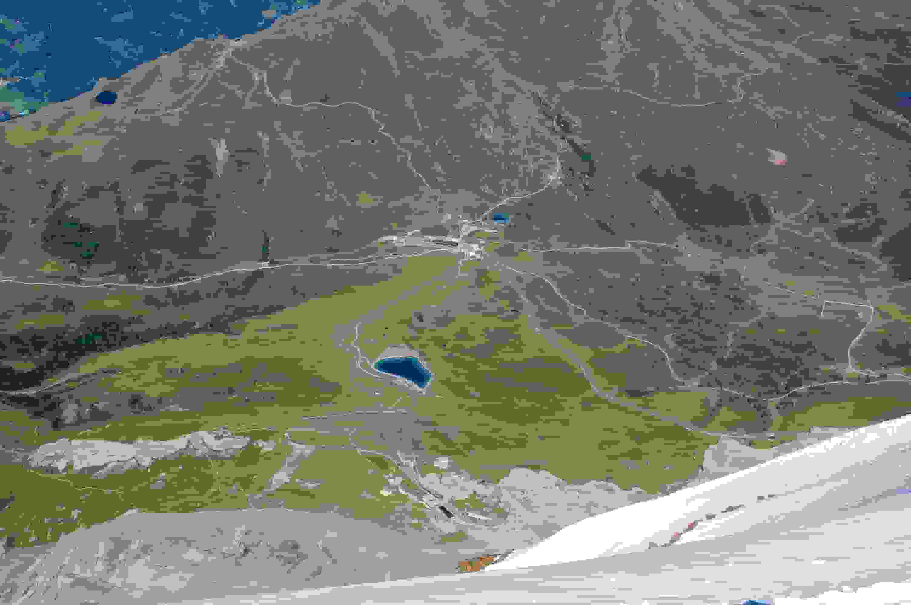 Tiefblick auf die Kleine Scheidegg