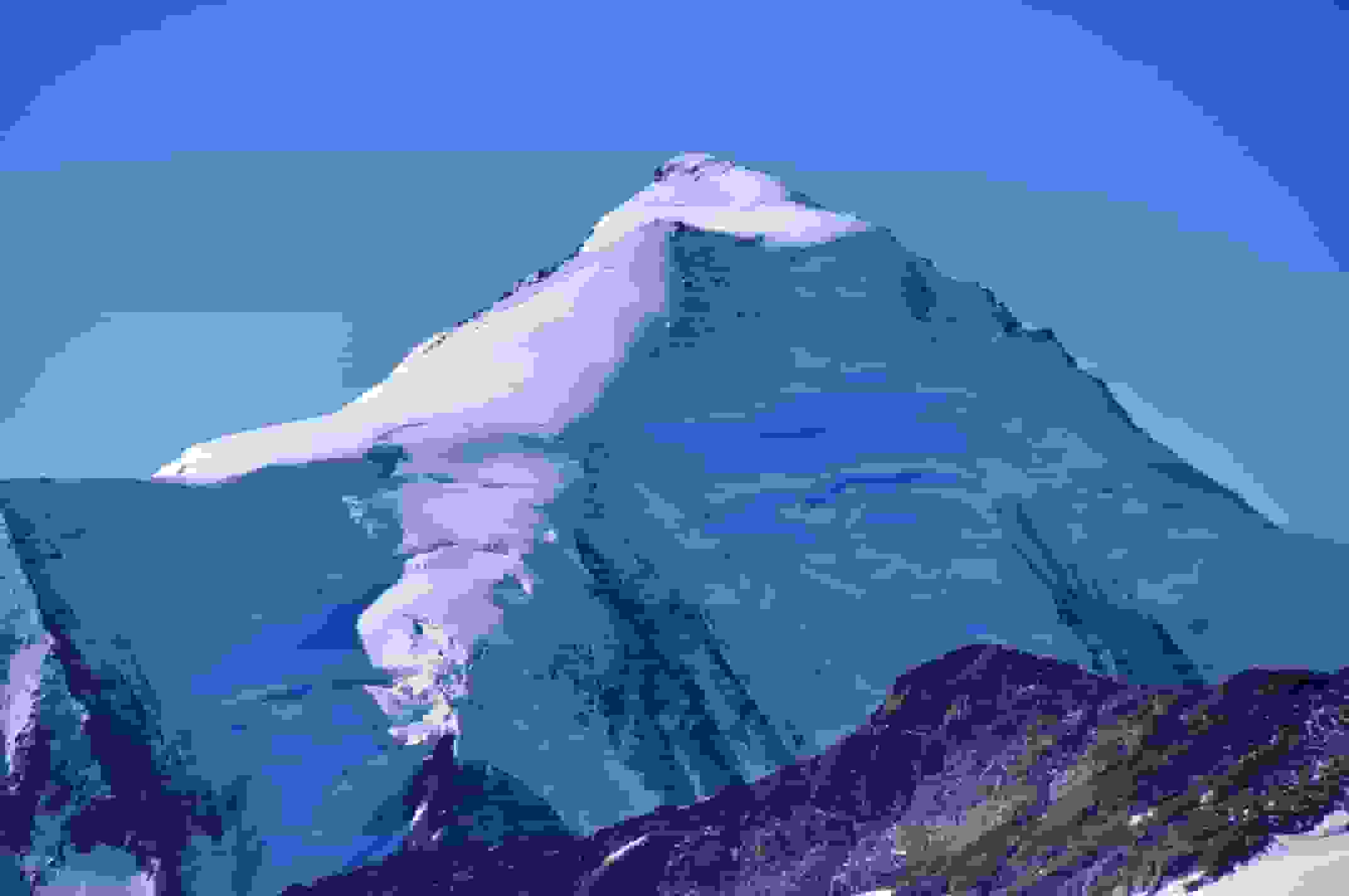 Das mächtige Aletschhorn