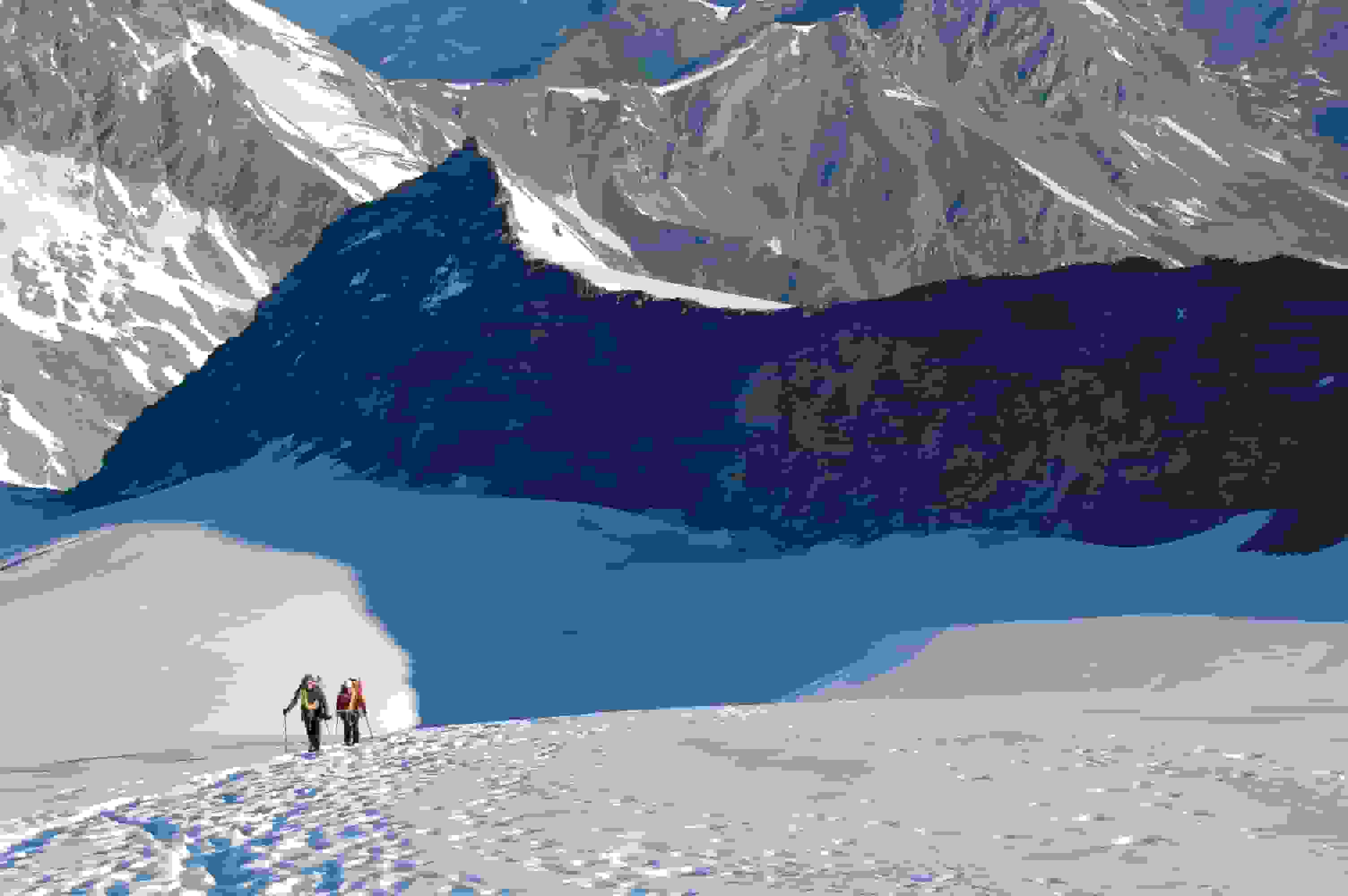 Blick über den Turtmanngletscher zum Stierberg