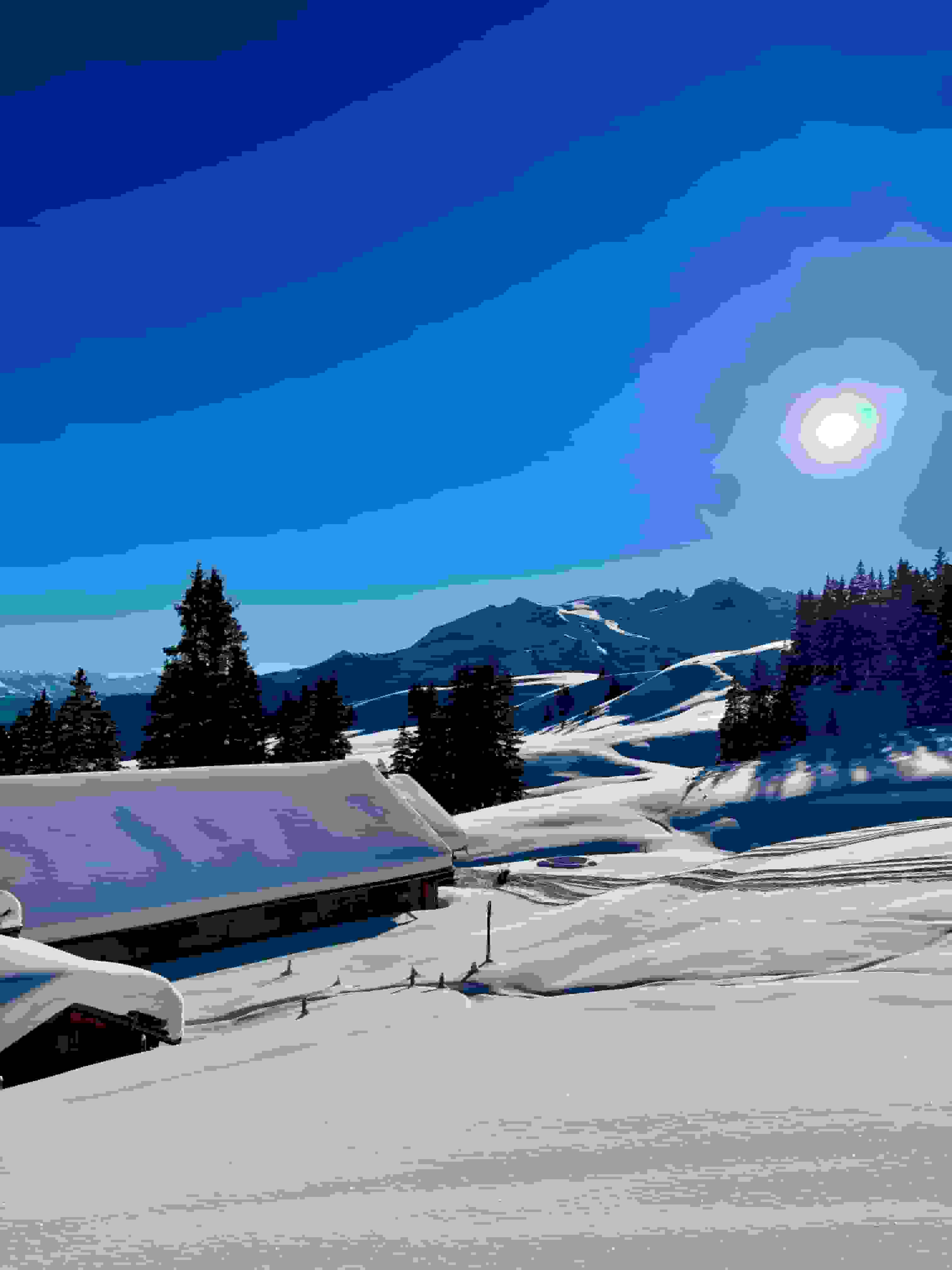 Alp Vorsäss mit Blick zum Pizol